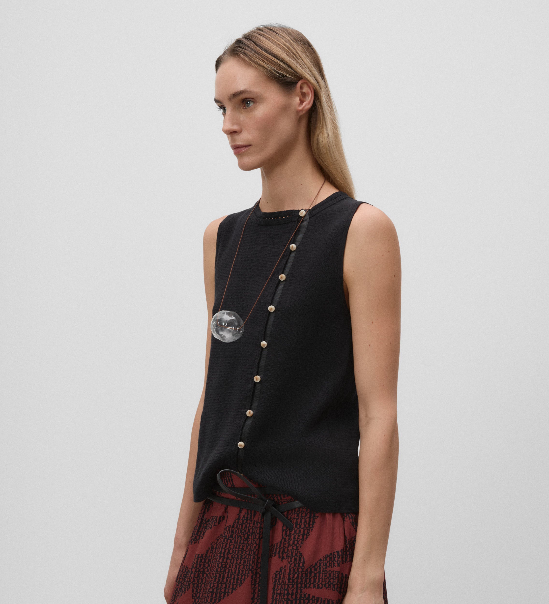 Button knit top