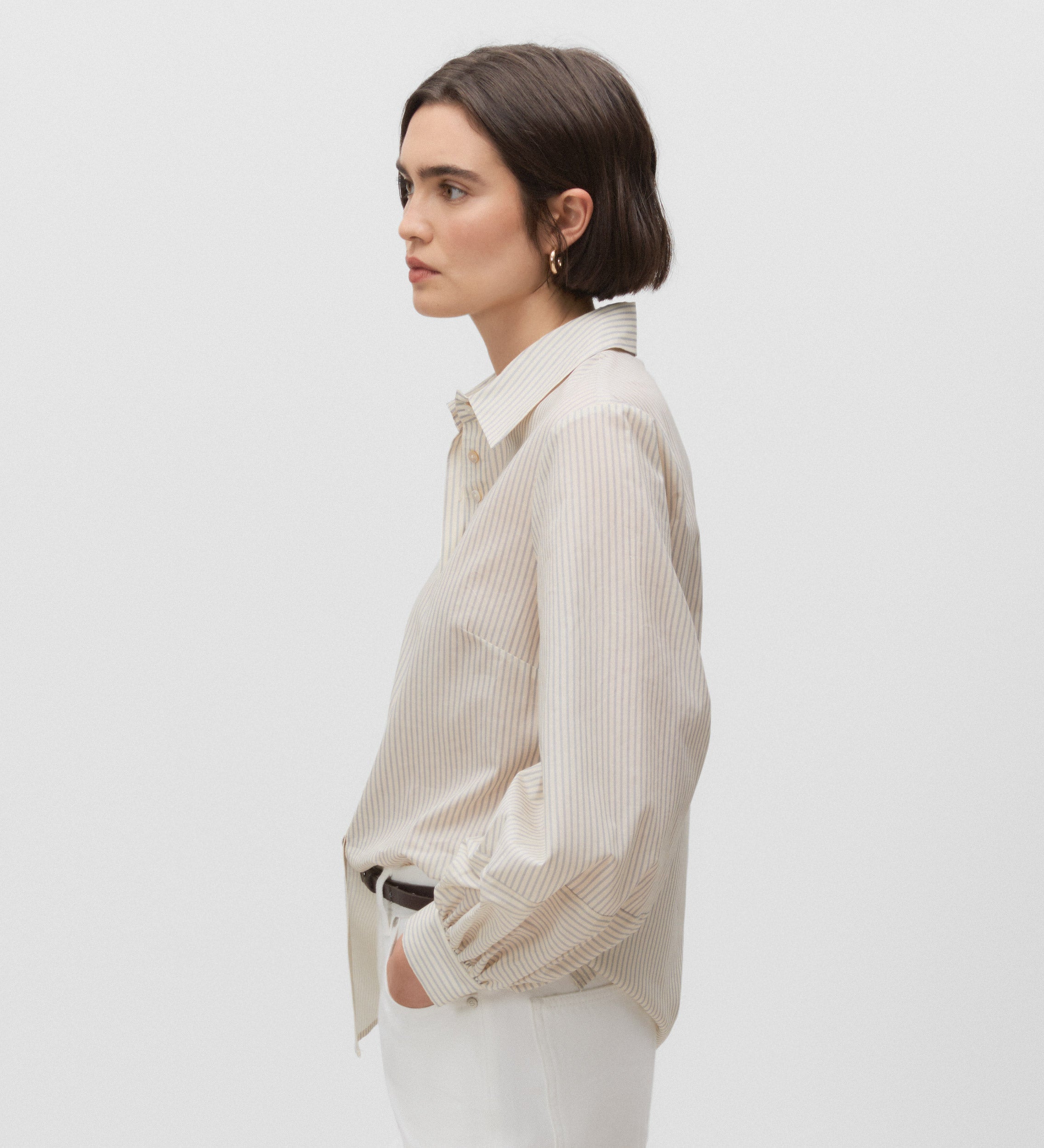 Ball sleeve blouse