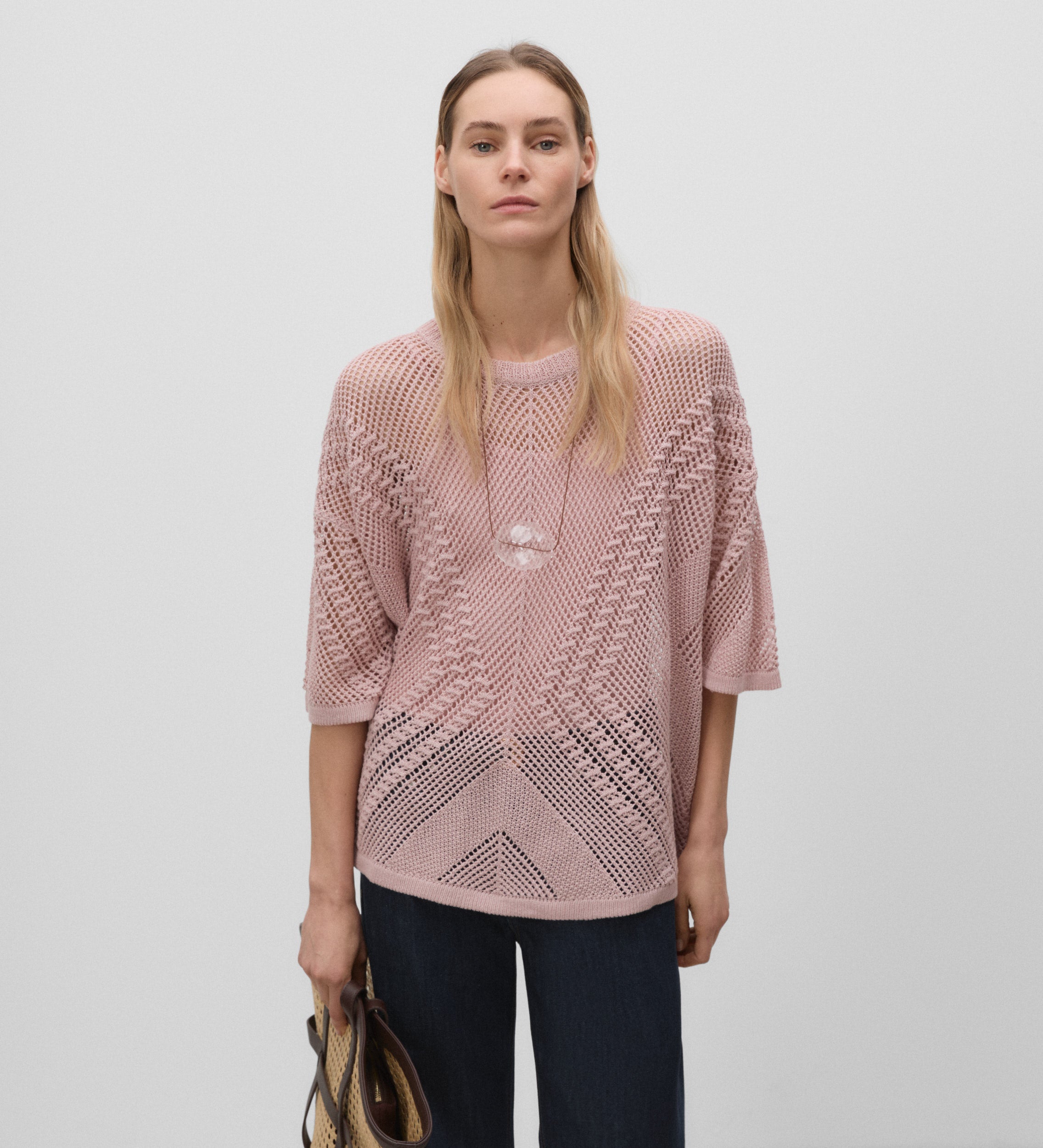Jersey calado ancho