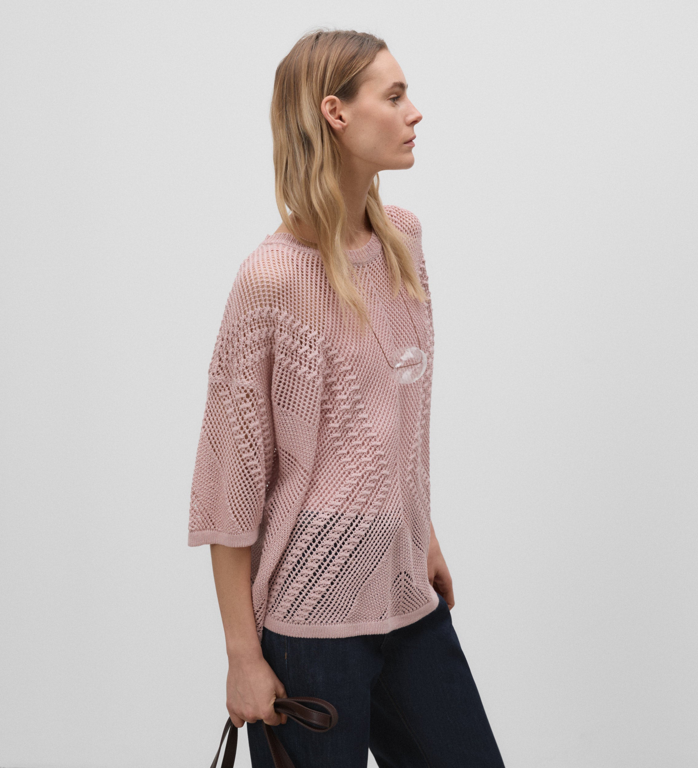 Jersey calado ancho