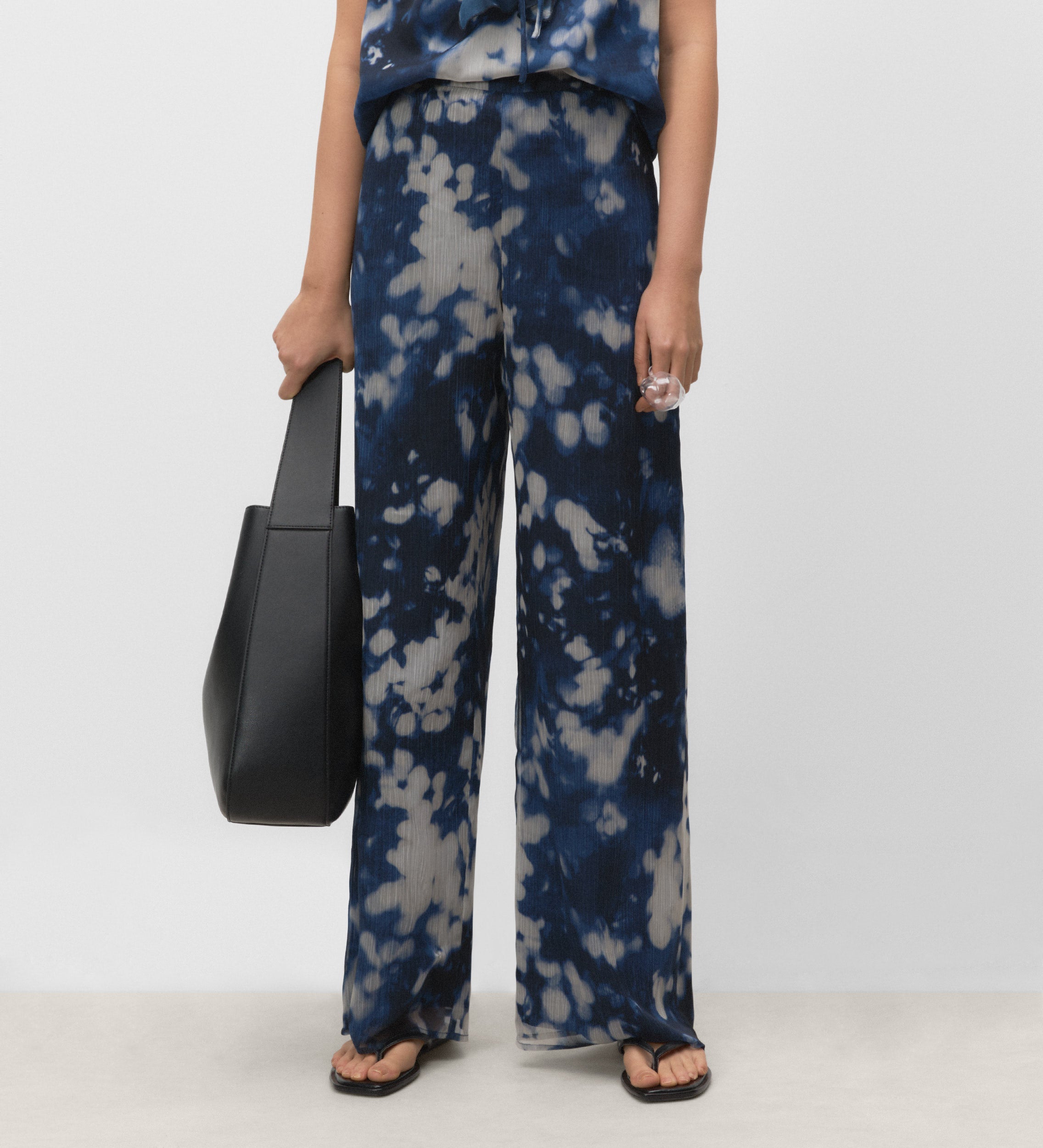 Pantalon imprimé fluide