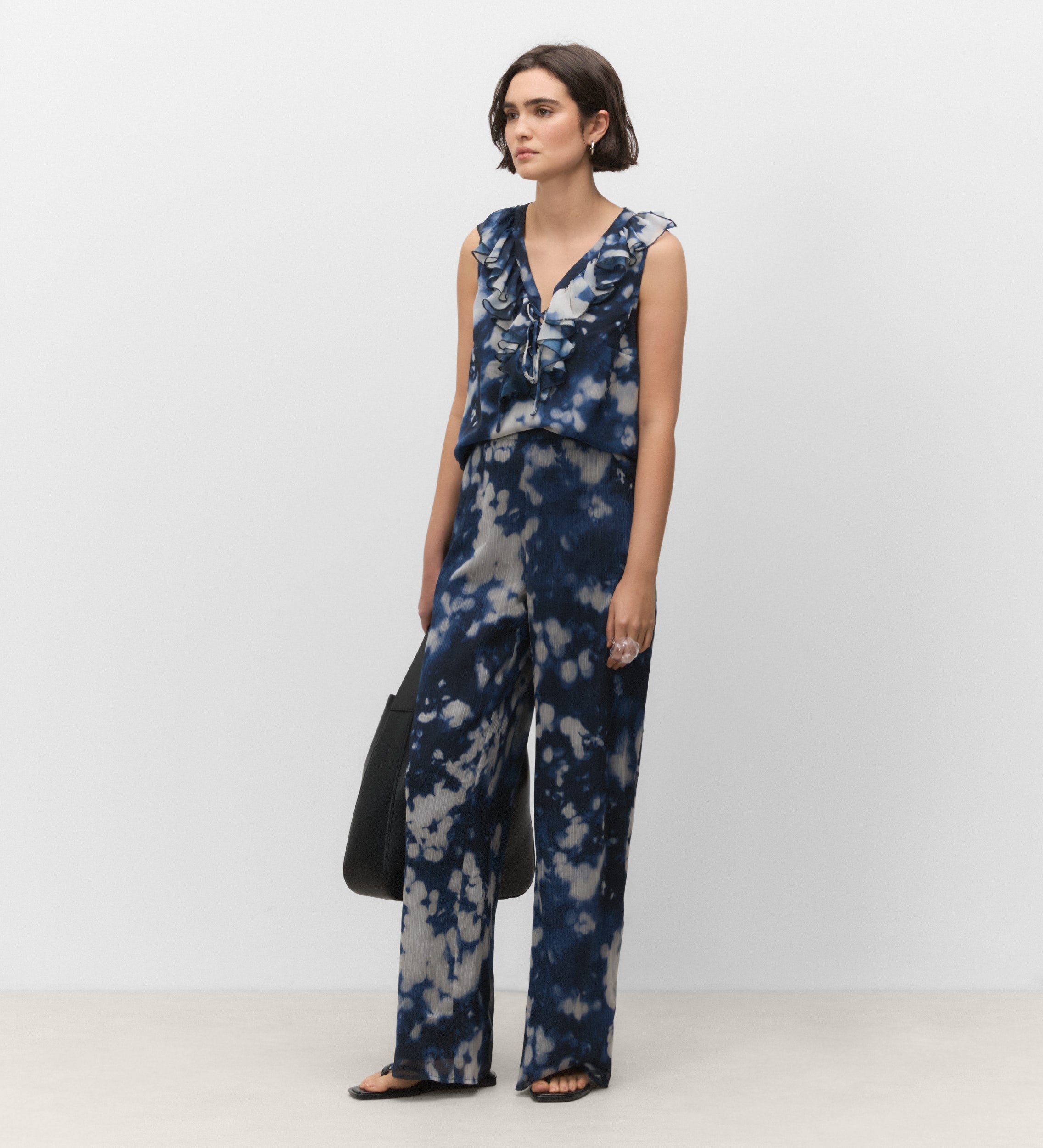 Pantalon imprimé fluide