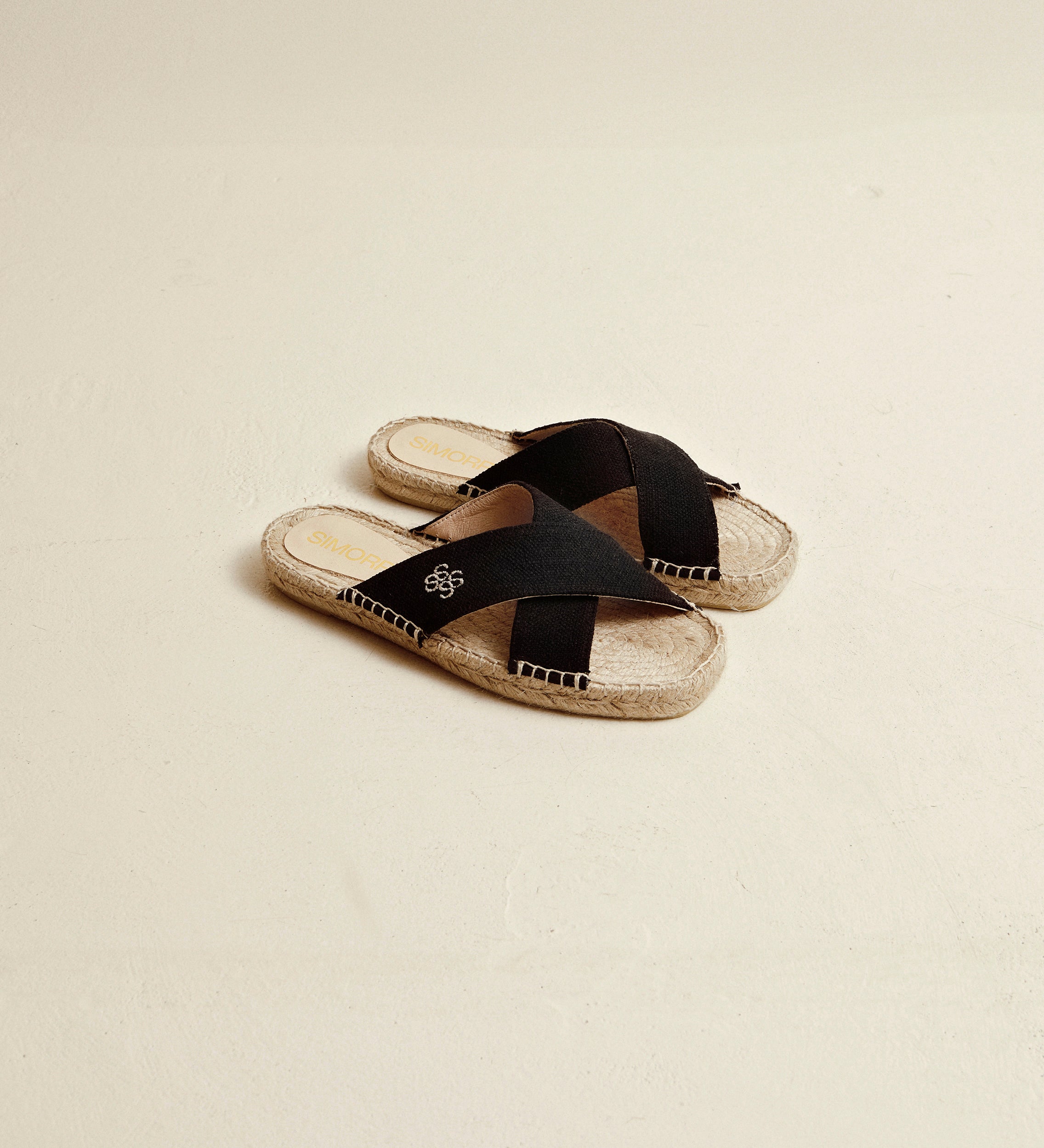 Esparto and linen sandal