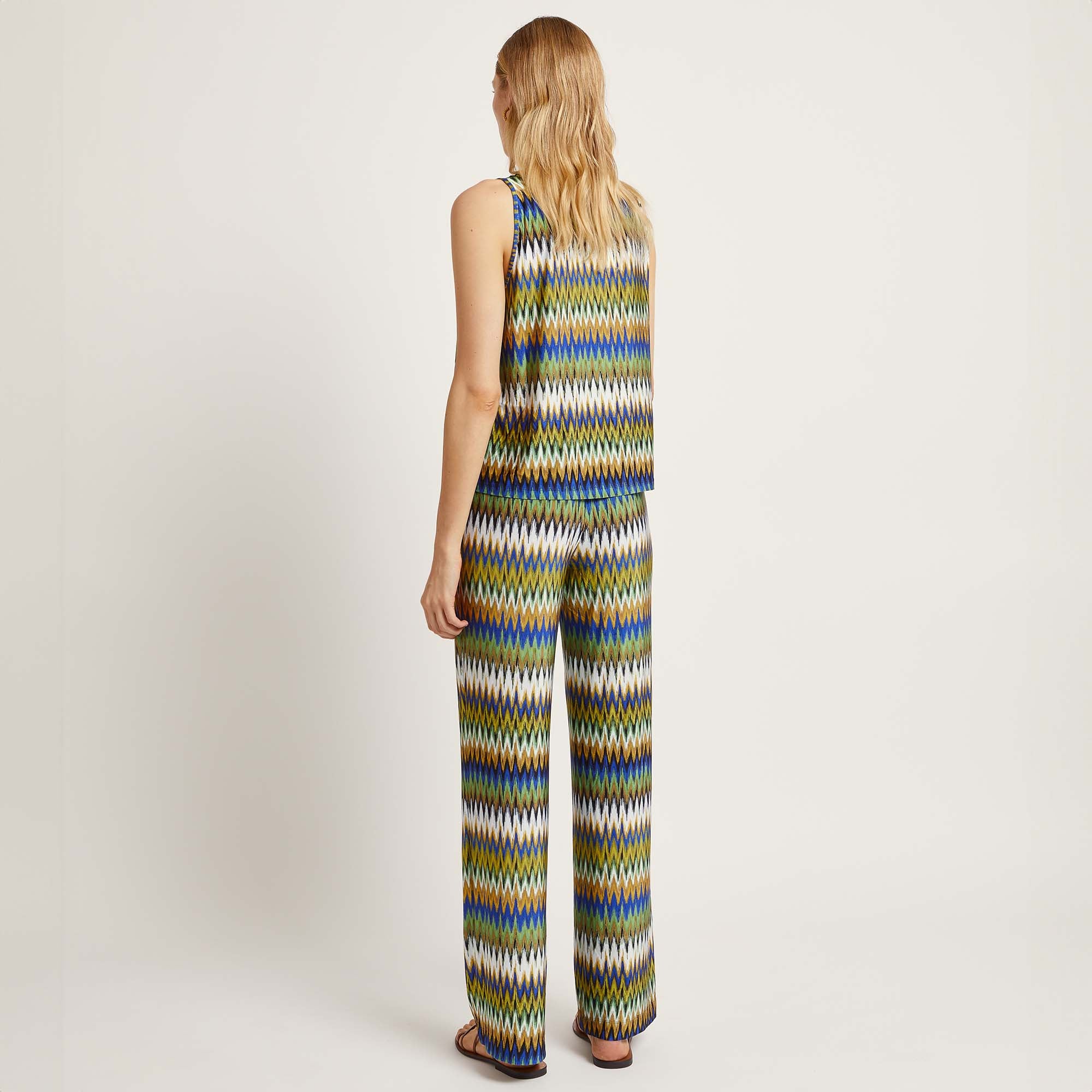 Pantalon stretch imprimé