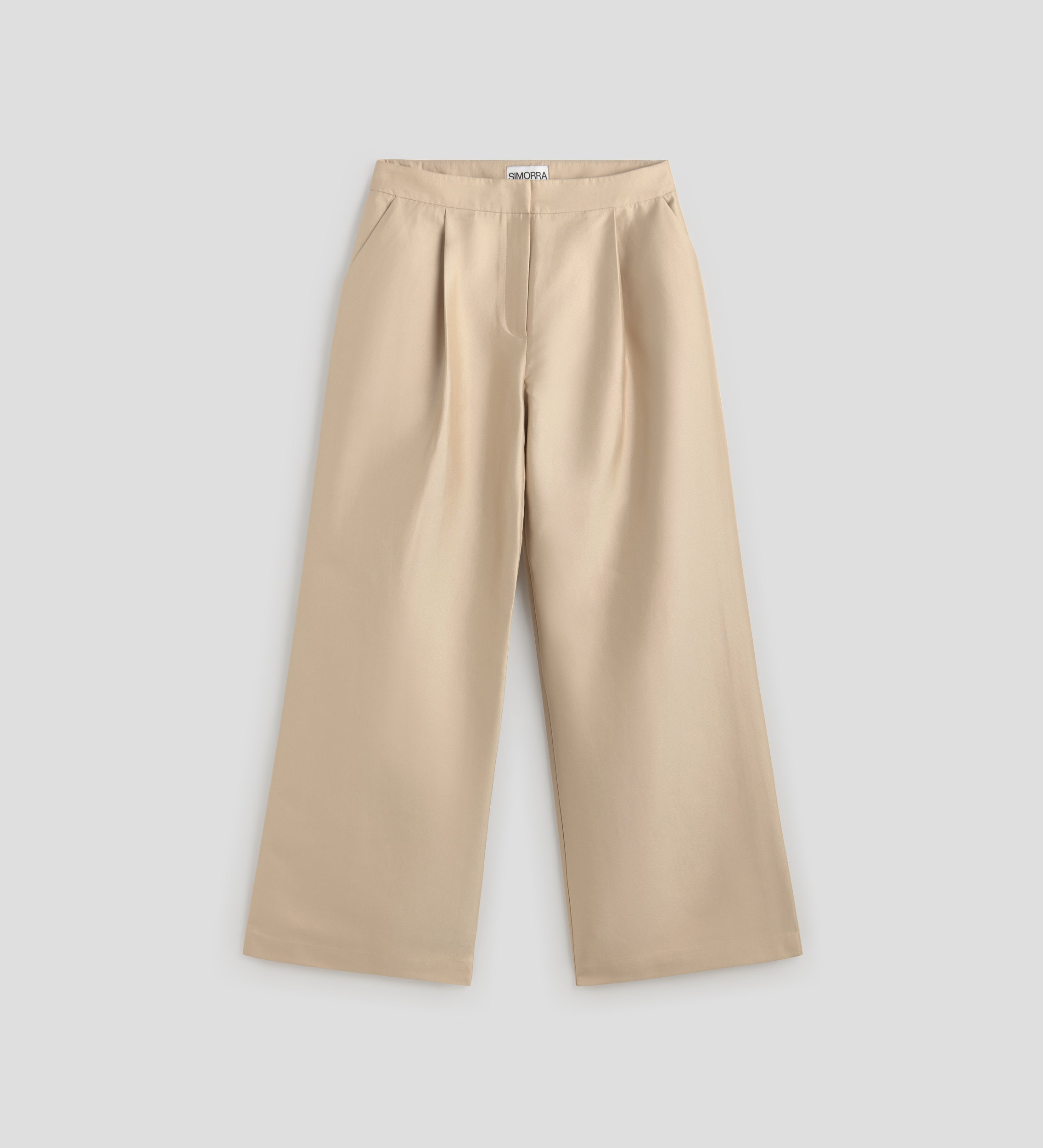 Pantalon large à pinces