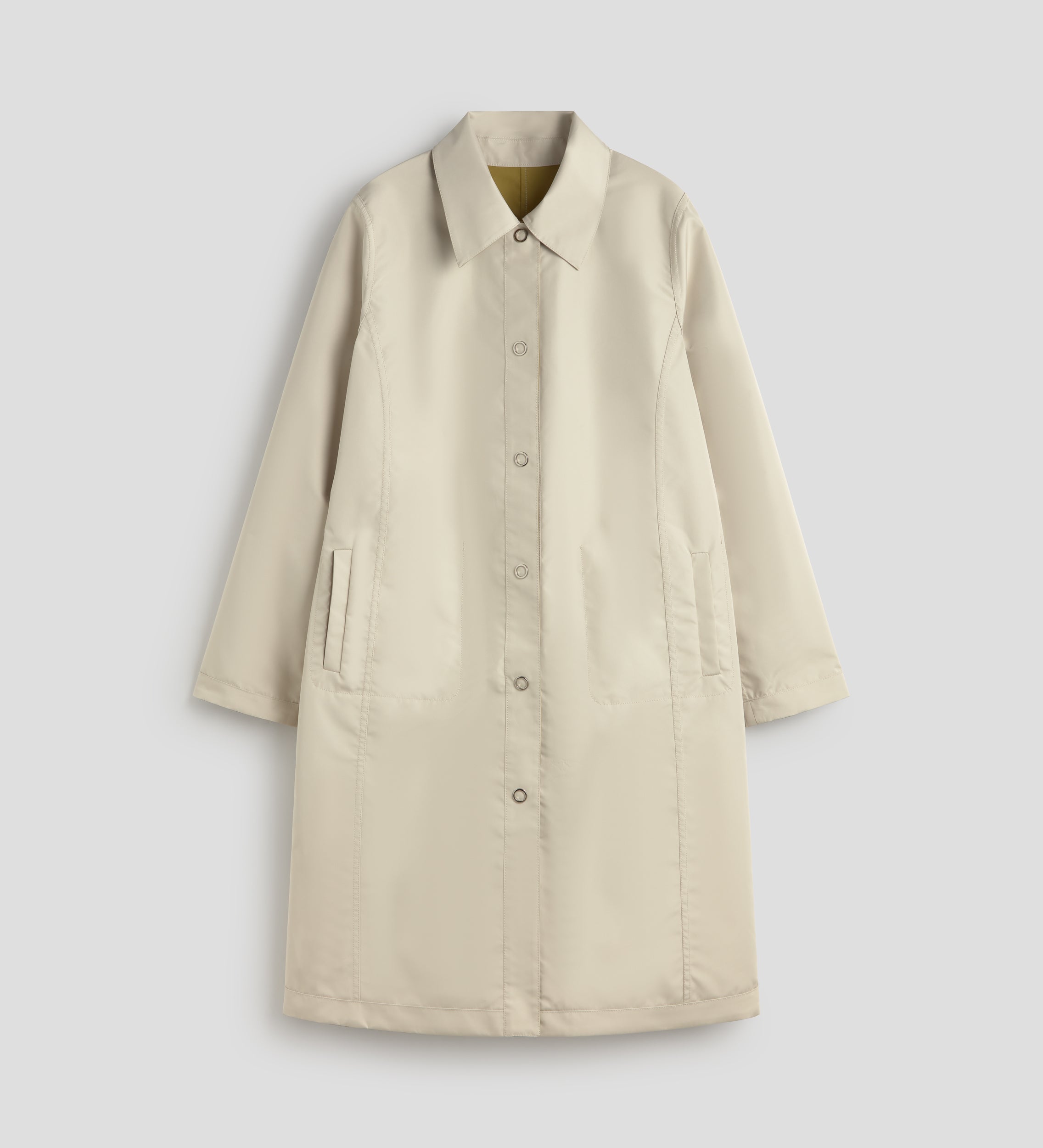 Long reversible parka
