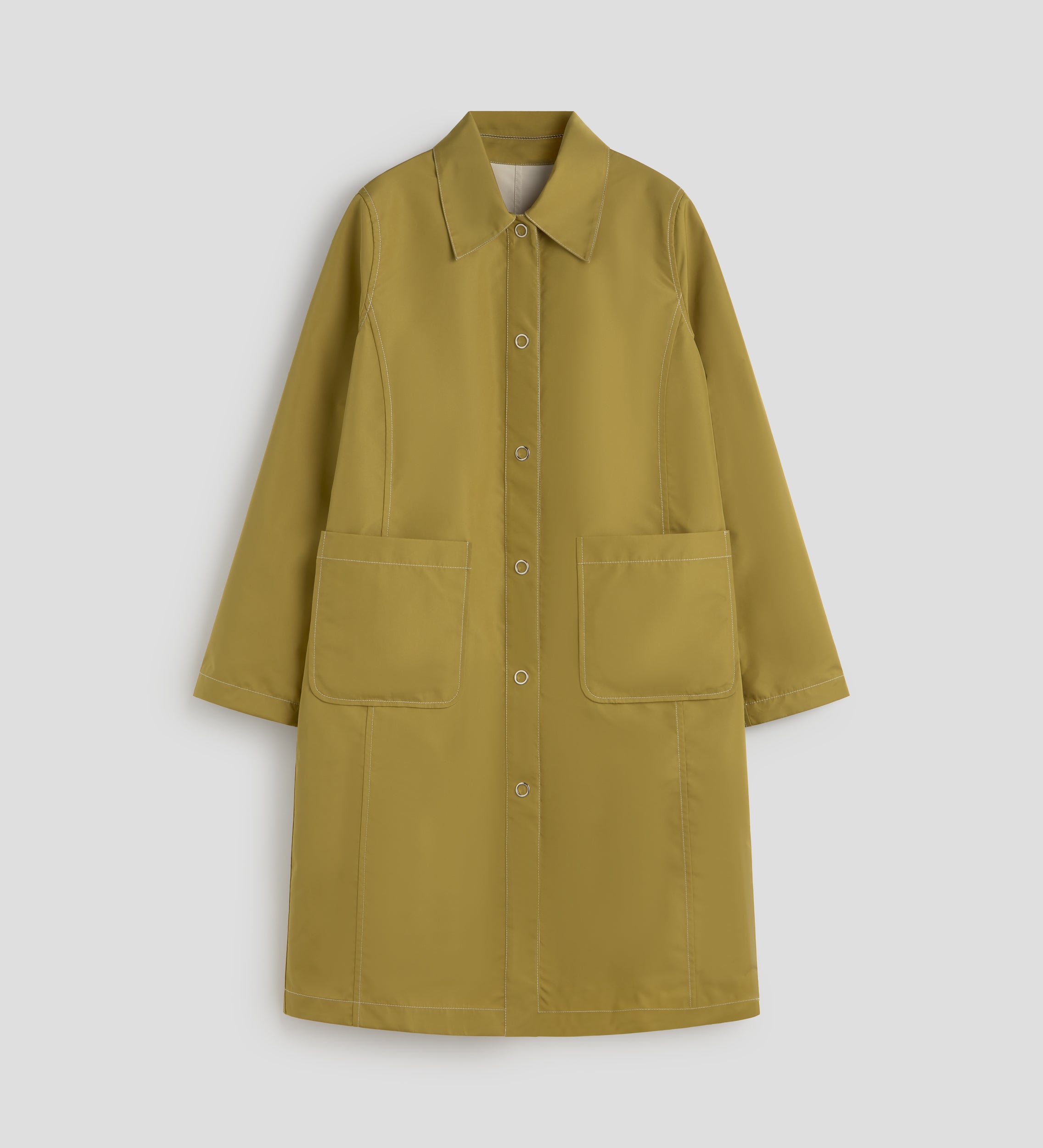 Long reversible parka