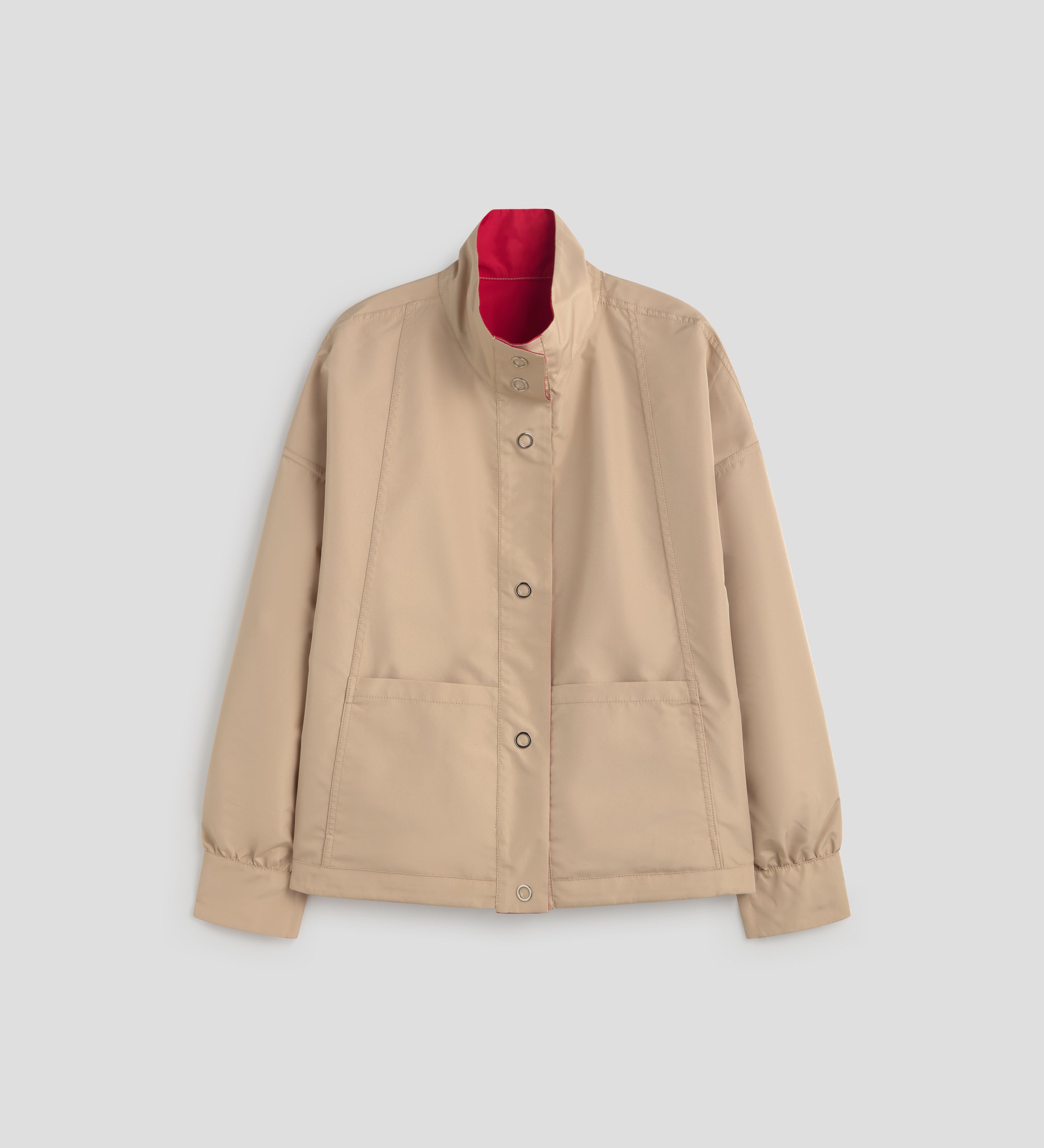 Parka courte réversible