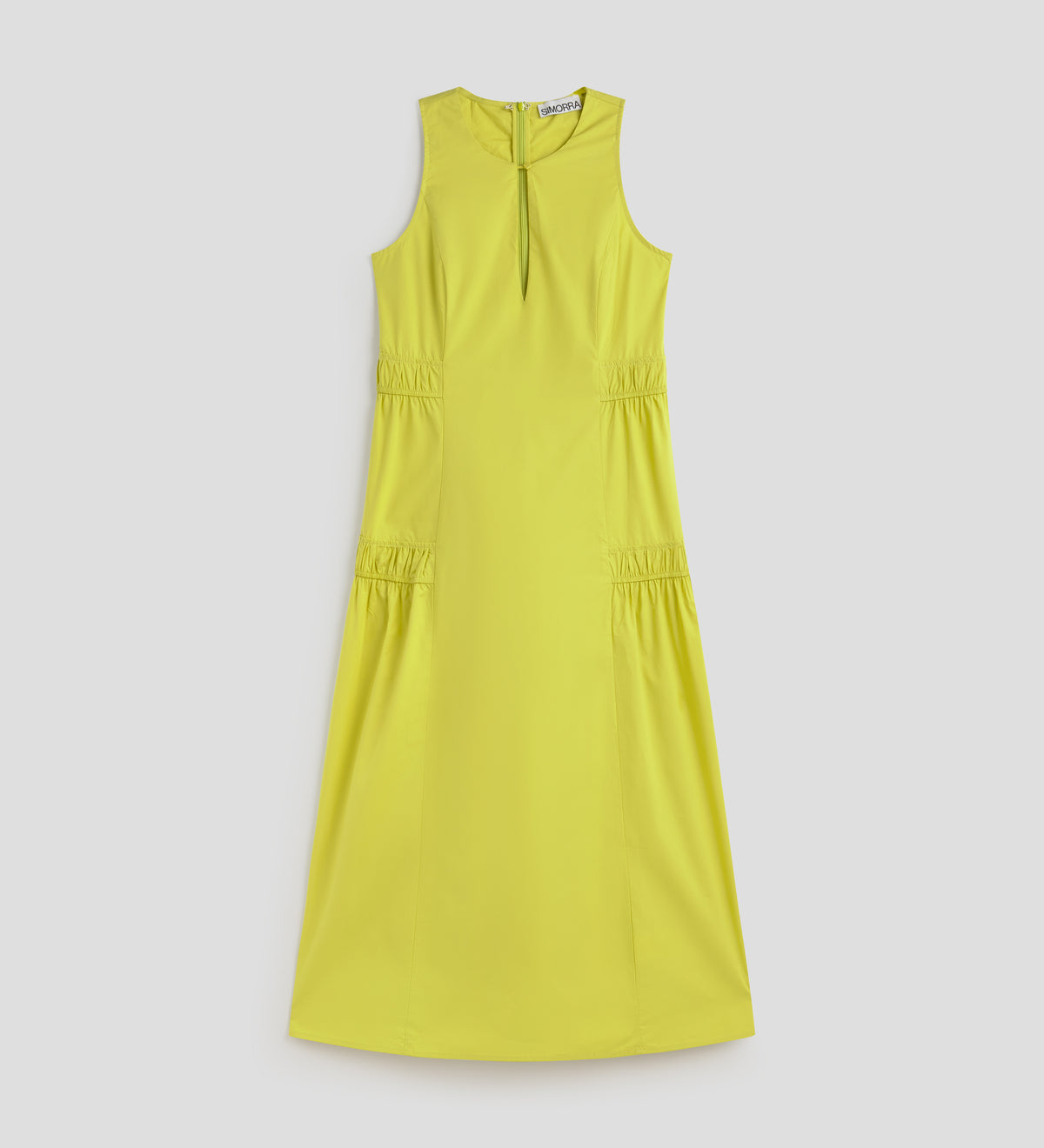 Vestido pisos frunces