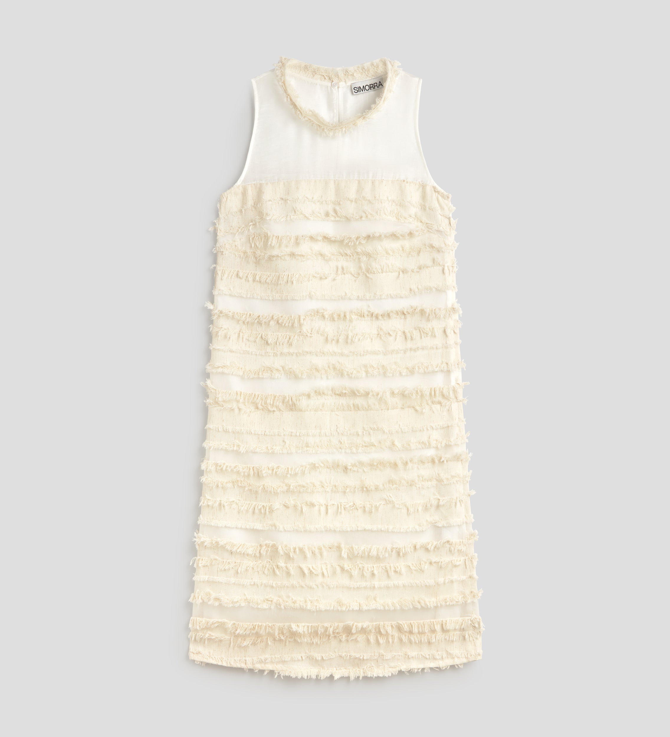 Robe courte en tissu fantaisie