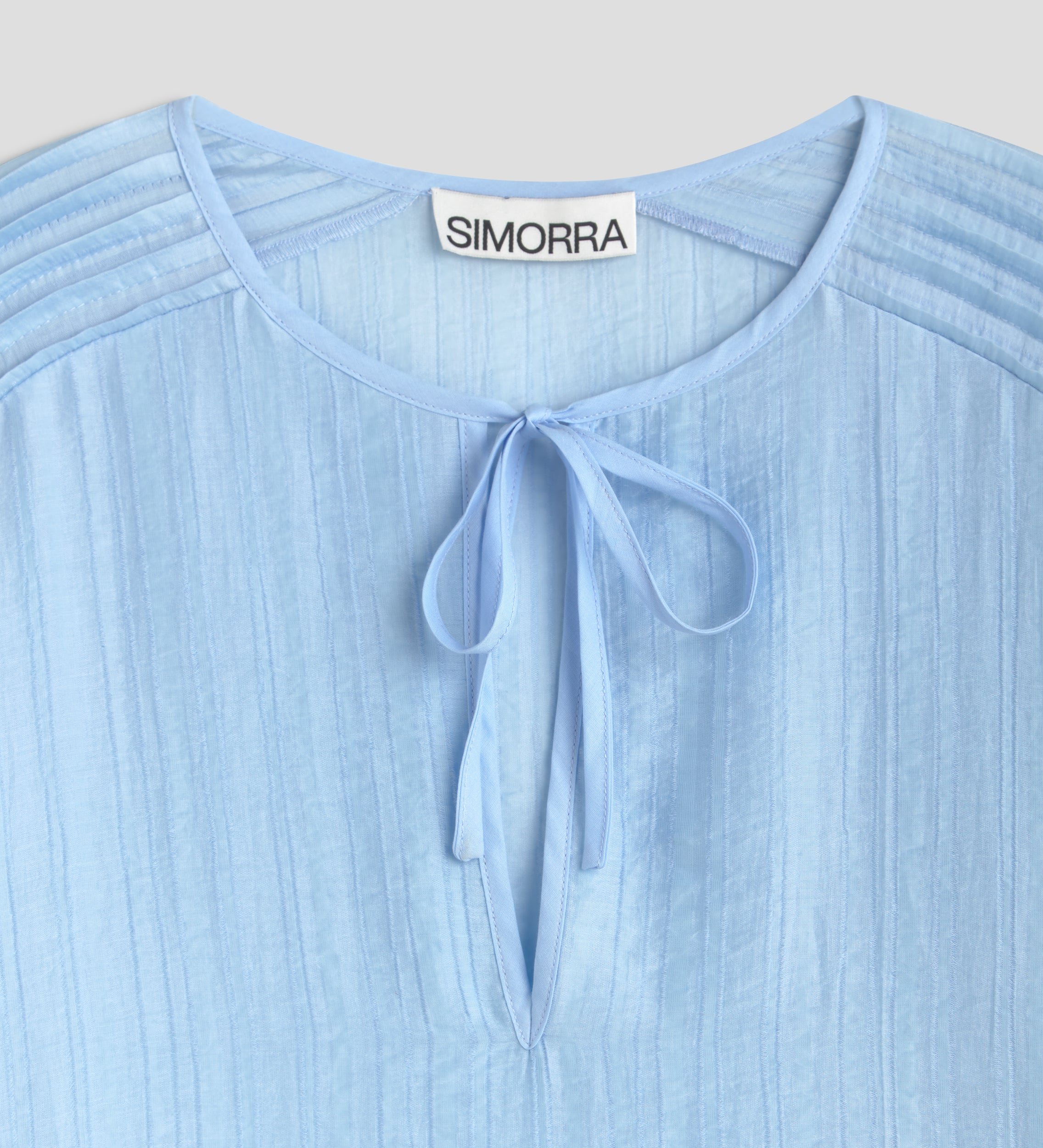 Blusa escote caja