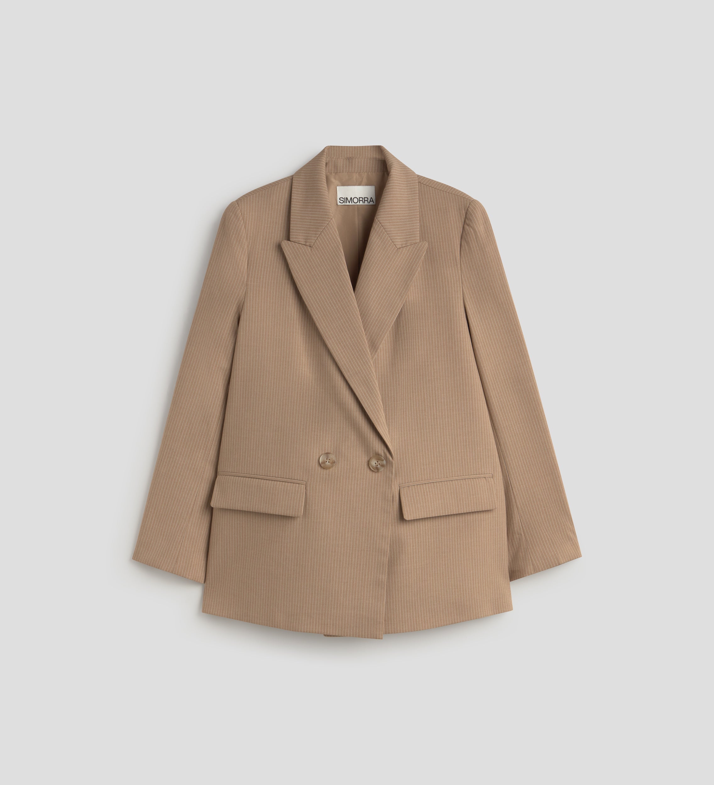 Blazer croisé à rayures