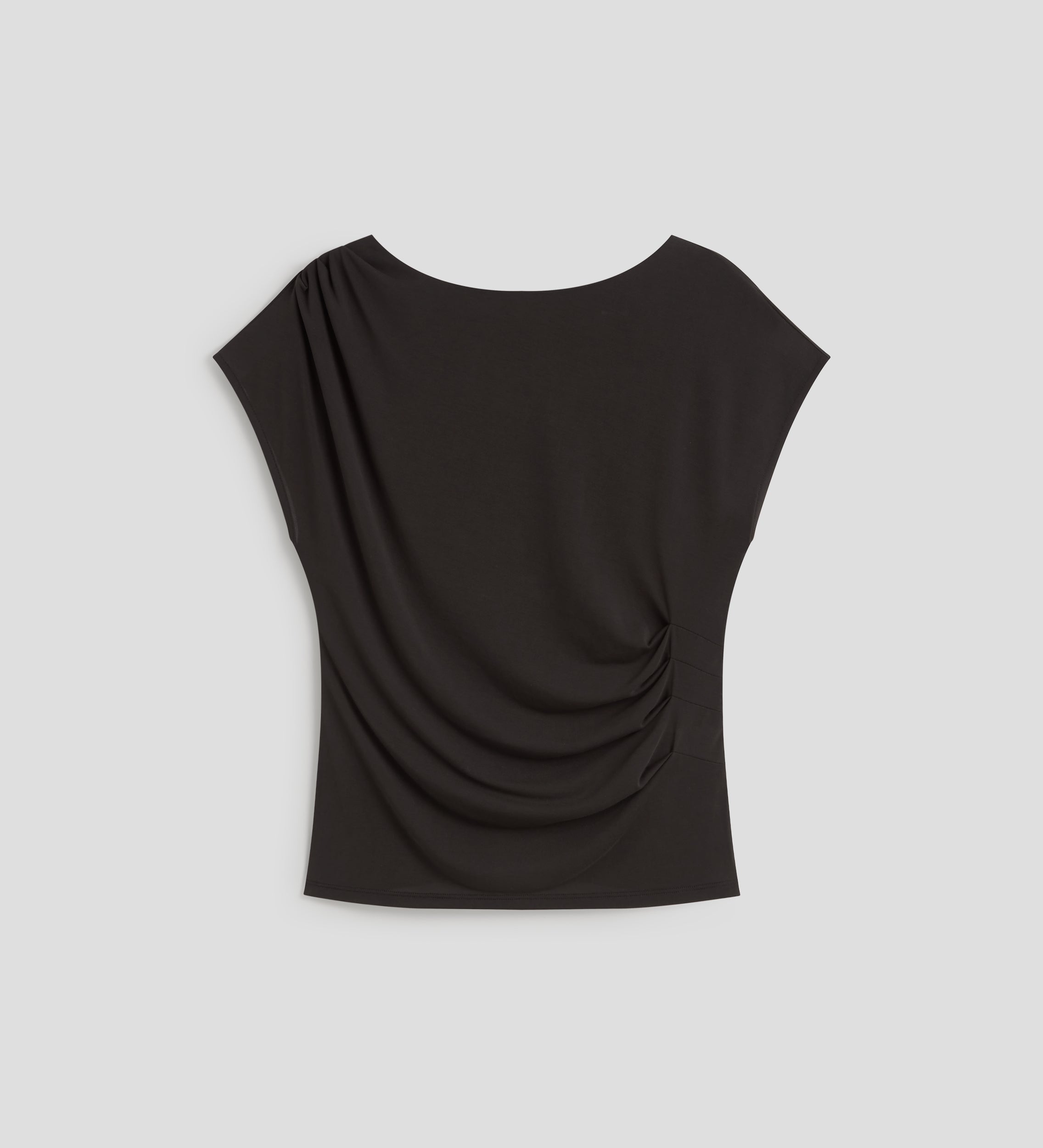 Camiseta manga corte frunces