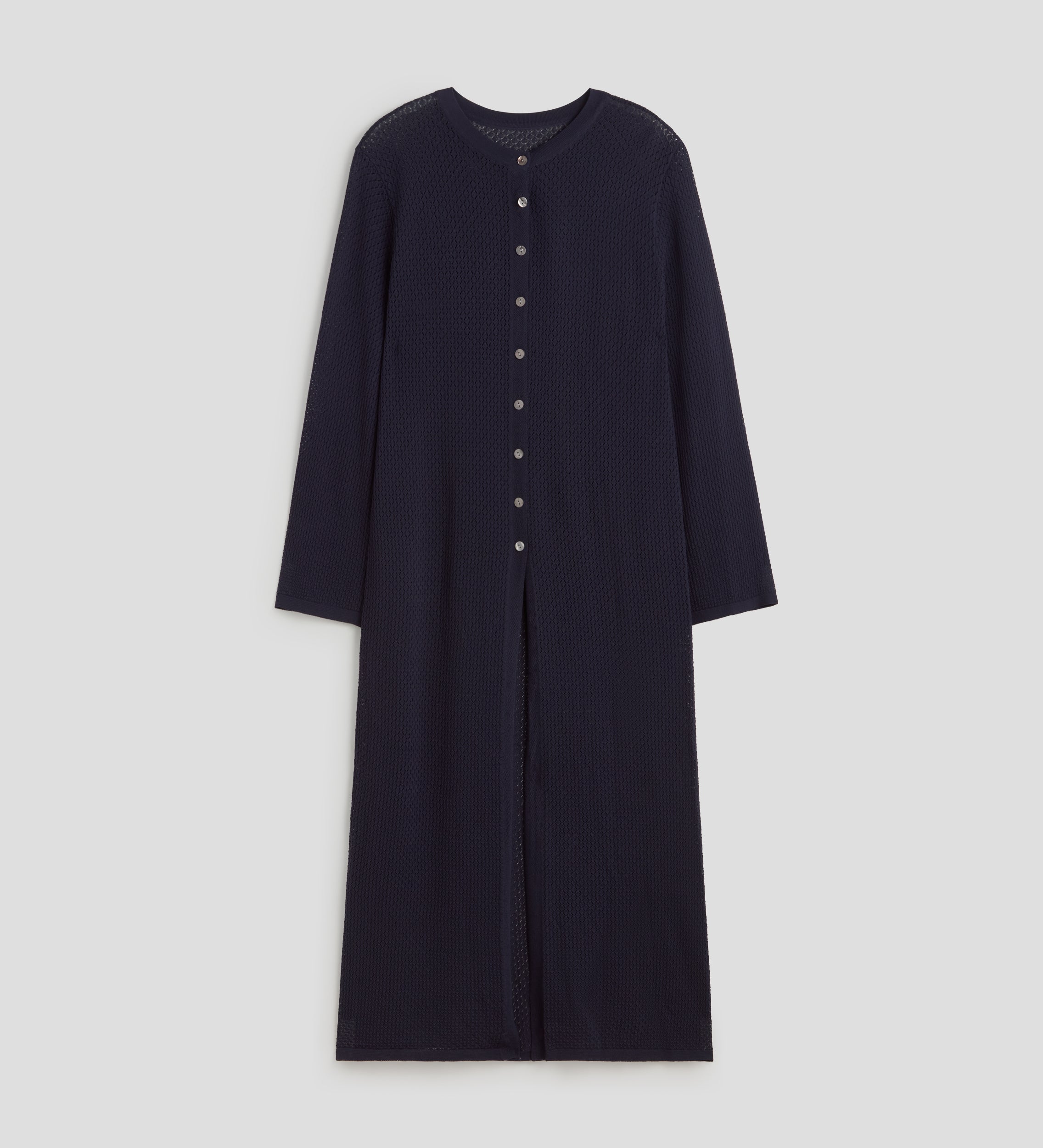 Gilet long ajouré