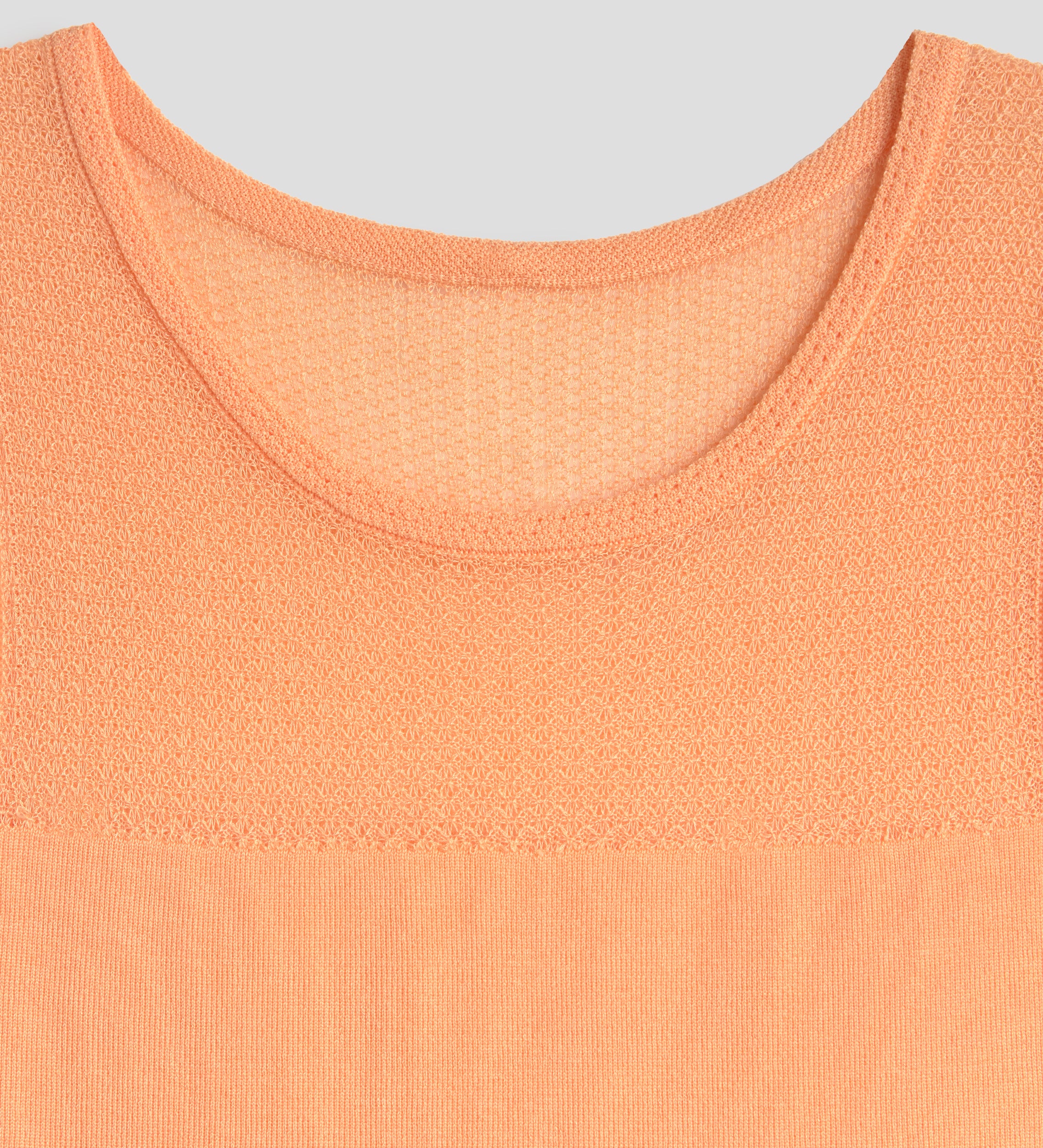 Top knit yoke
