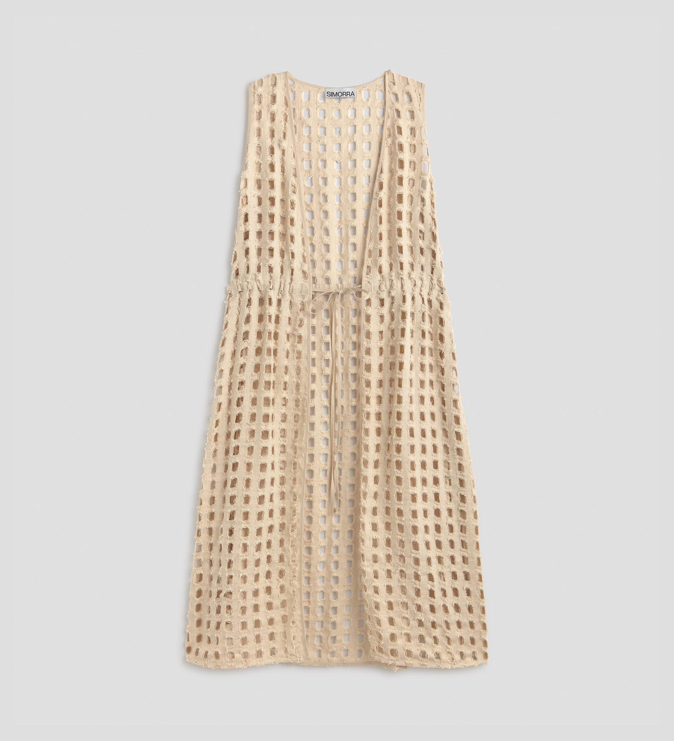 Gilet long fantaisie