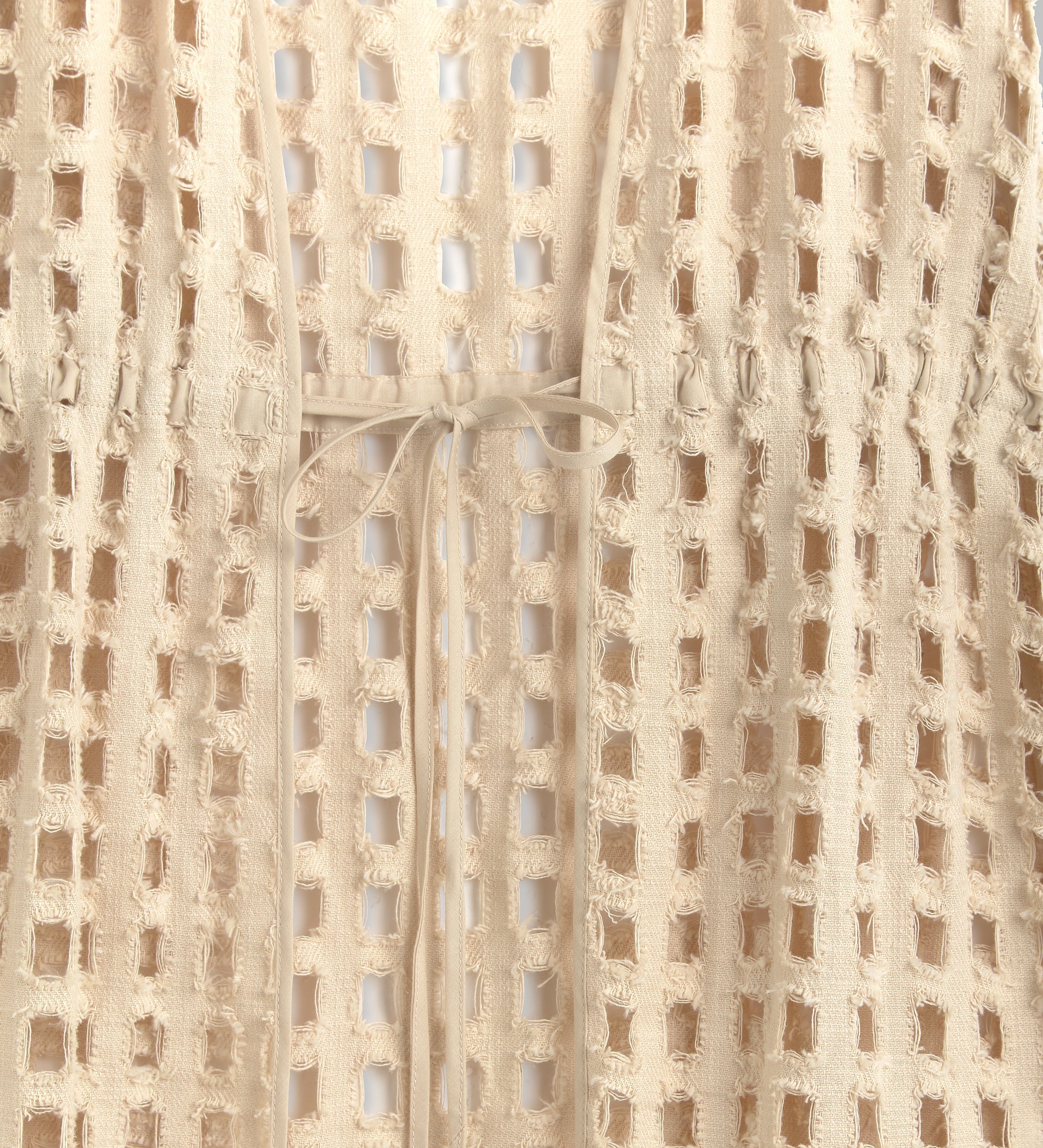 Gilet long fantaisie