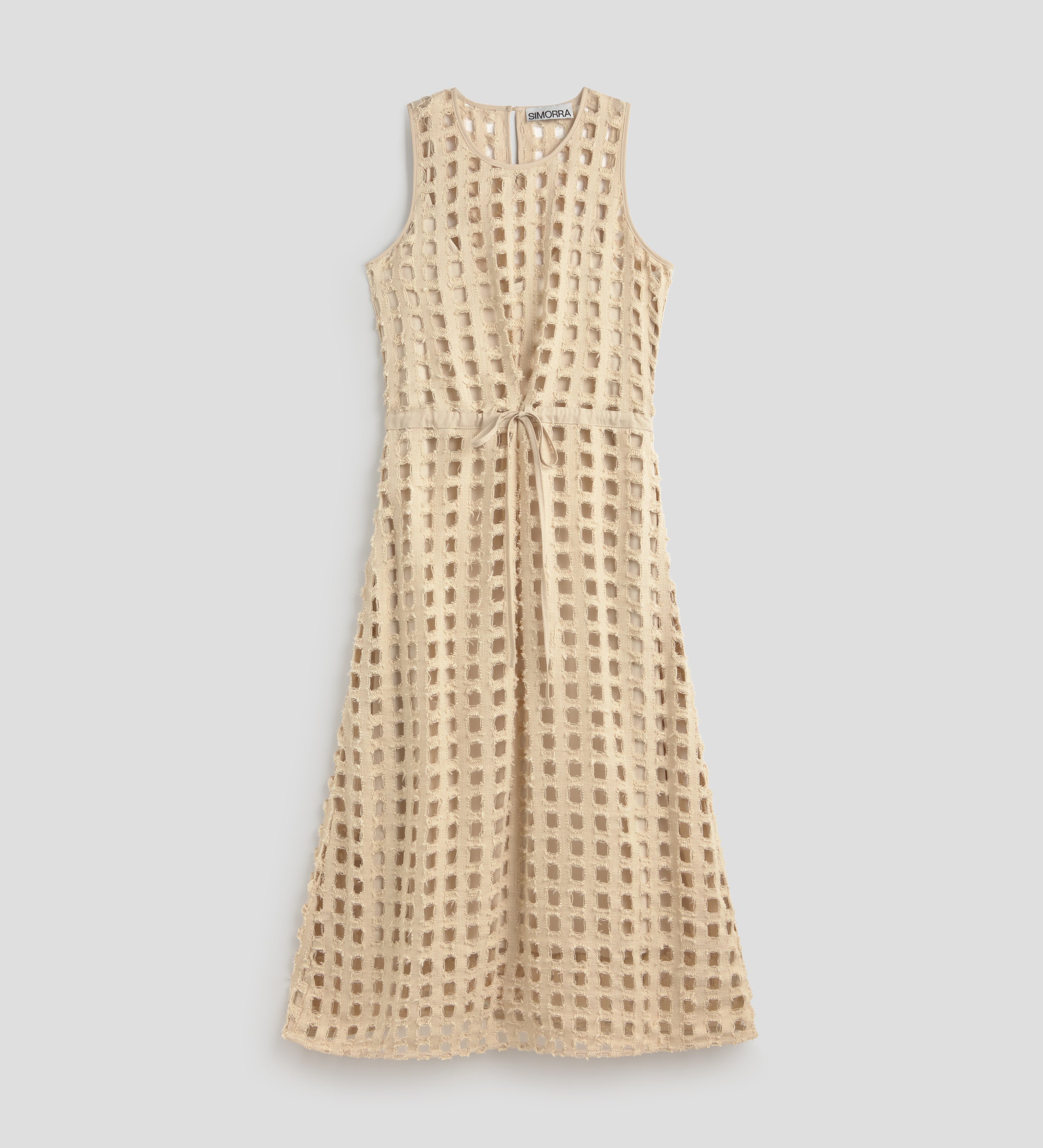 Robe midi découpée