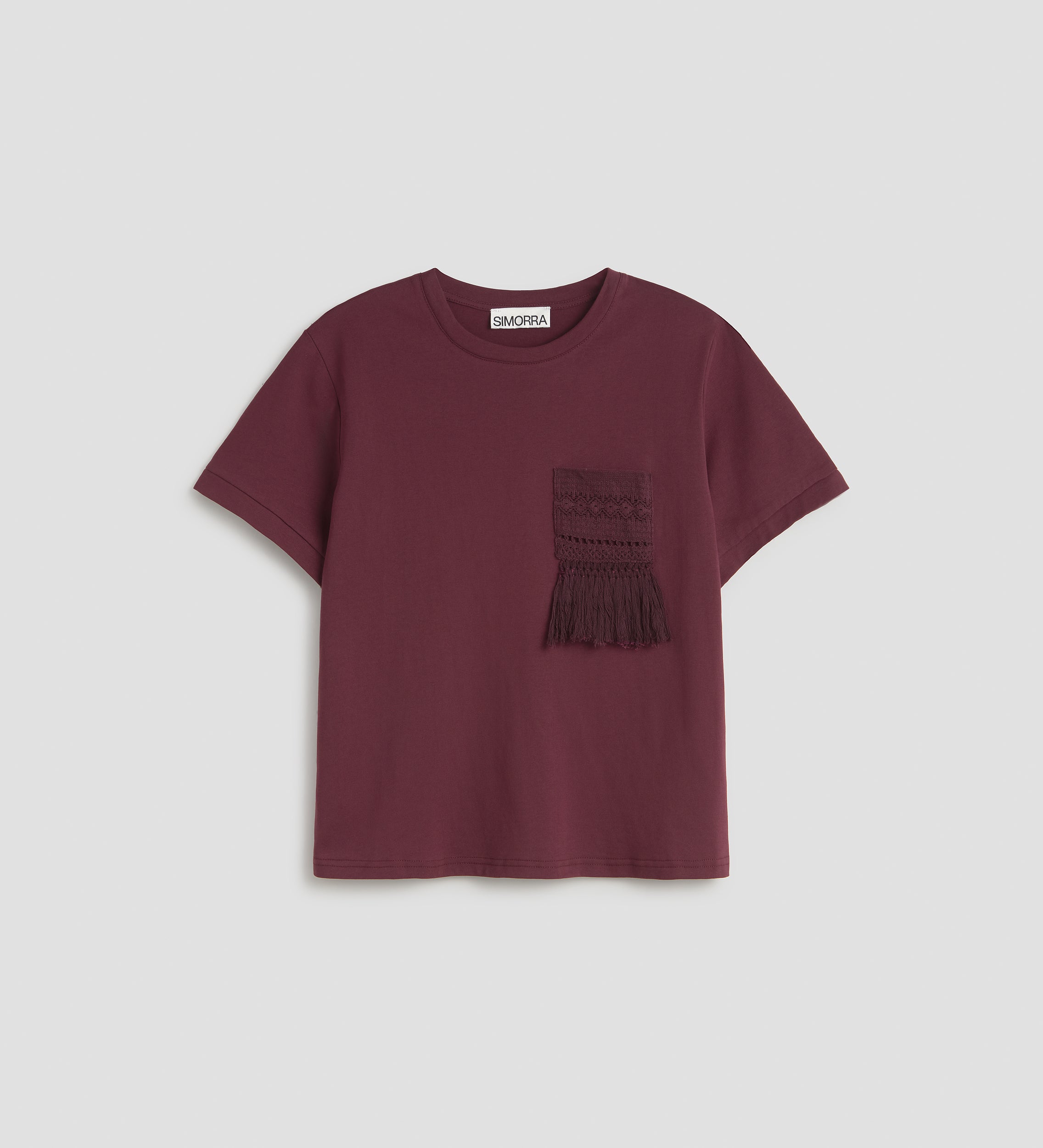 T-shirt avec détails au crochet