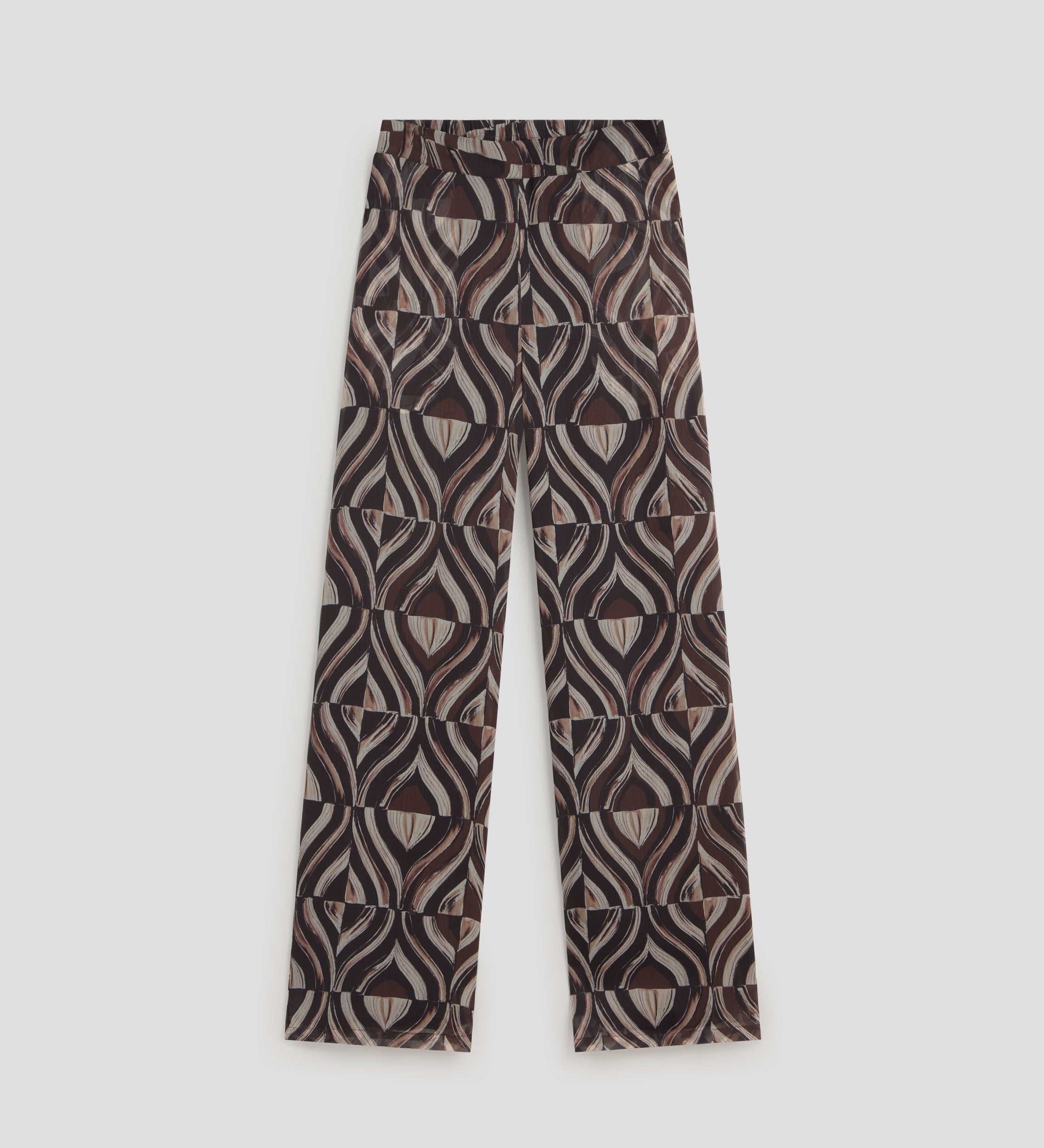 Flowy printed trousers
