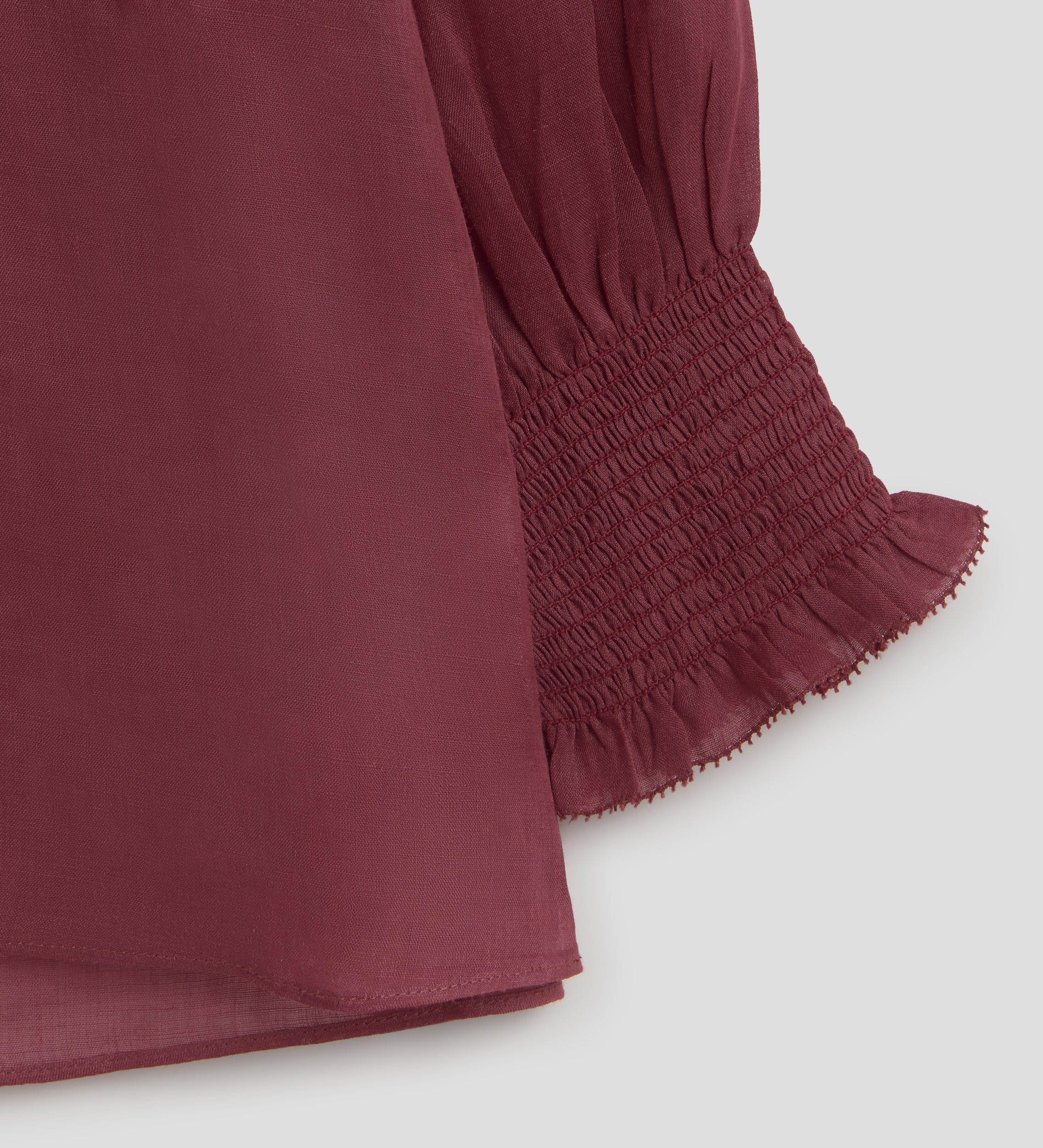 Blusa escote fruncido