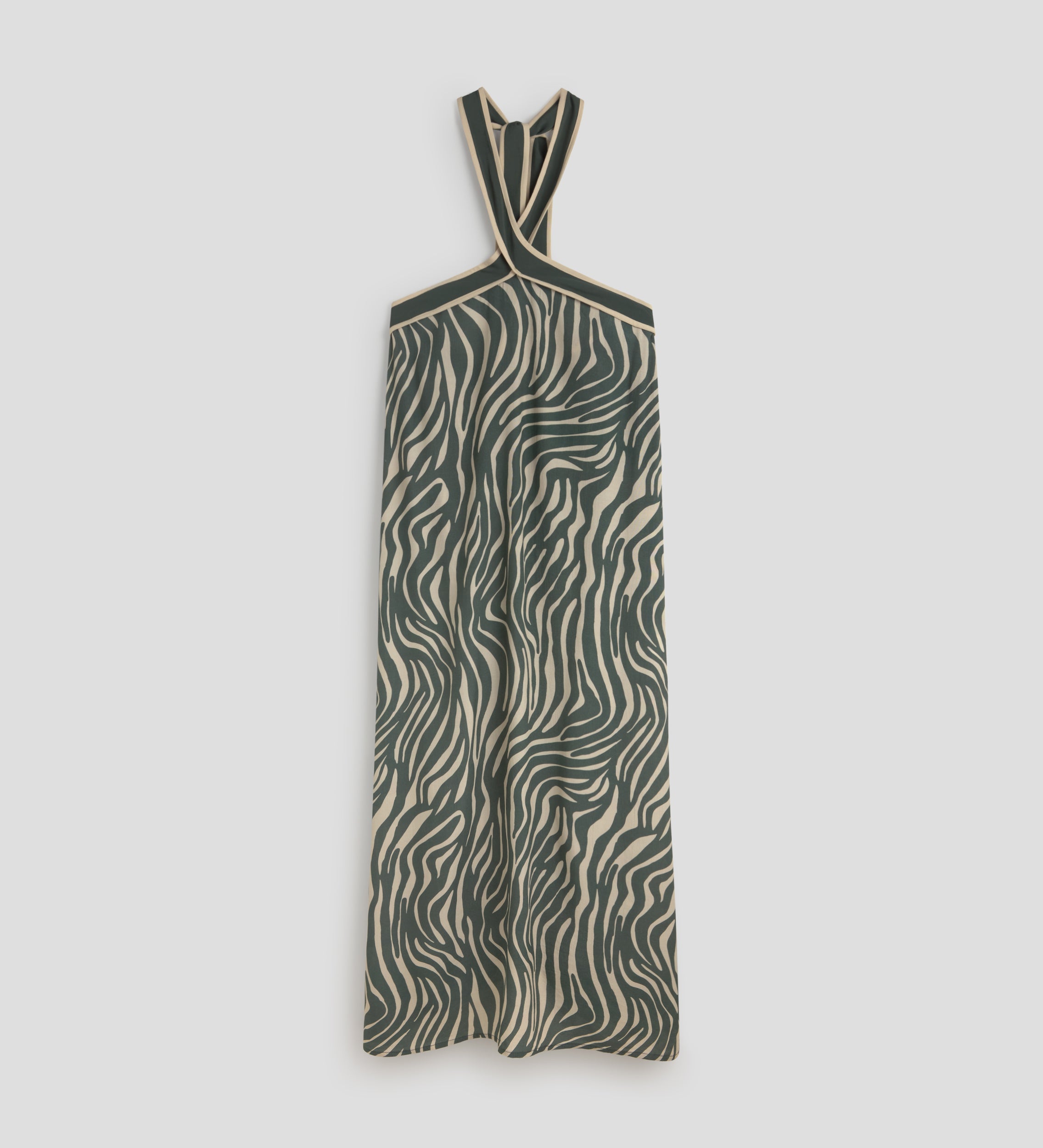 Robe imprimée dos nu