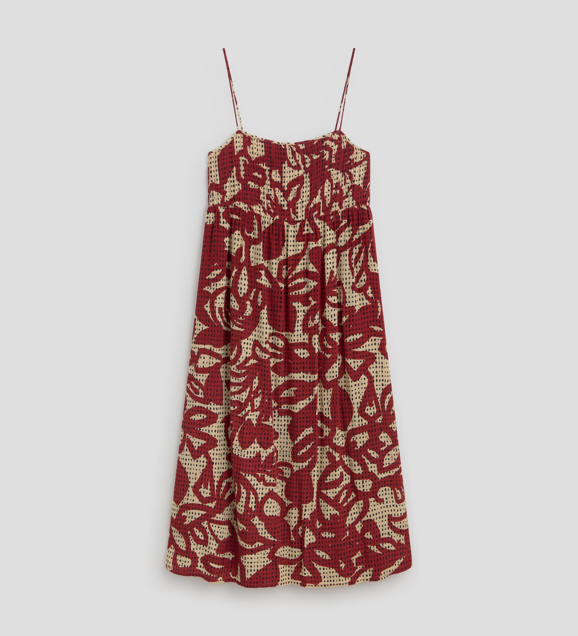 Printed strappy dress