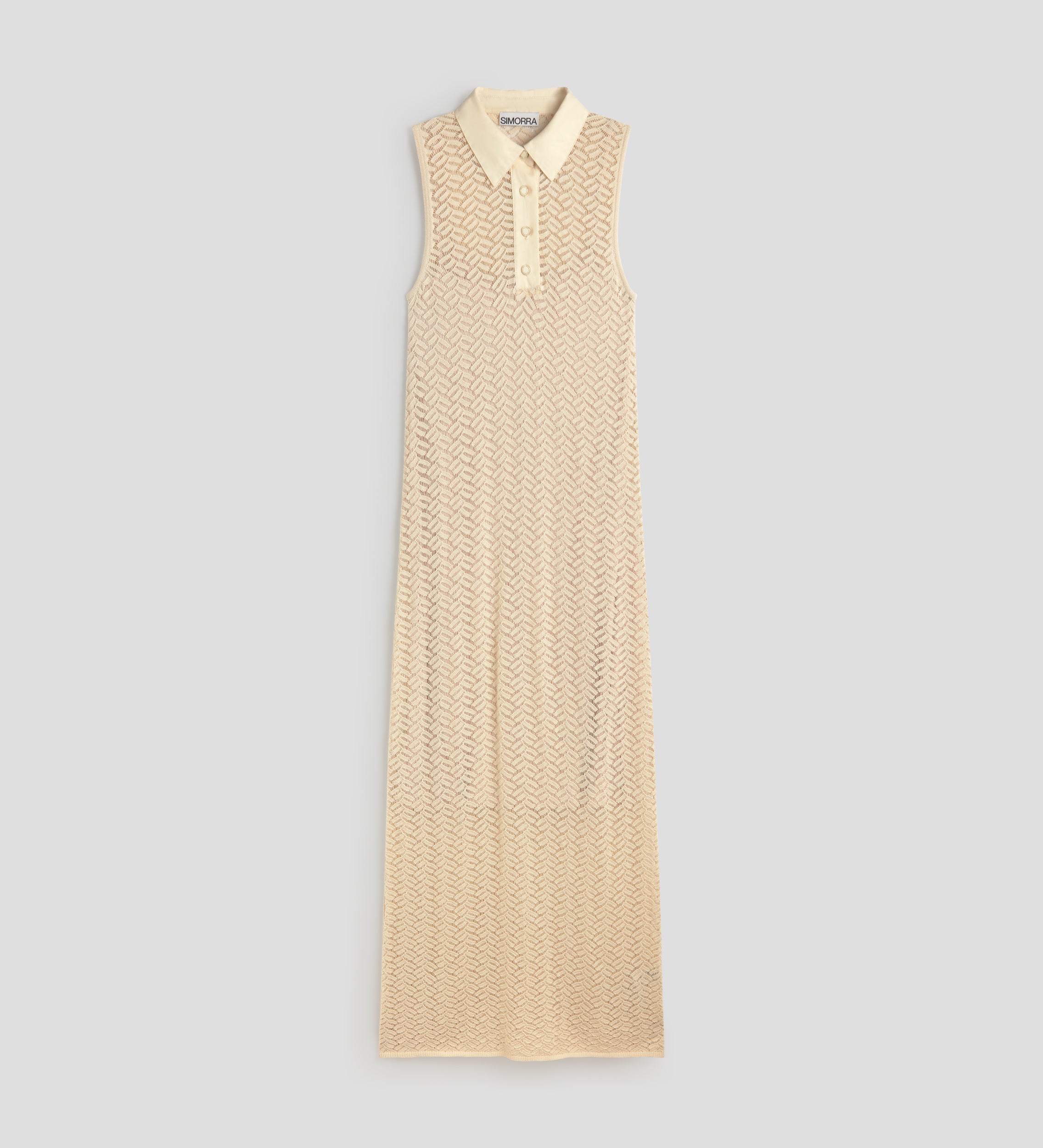Vestido punto calados