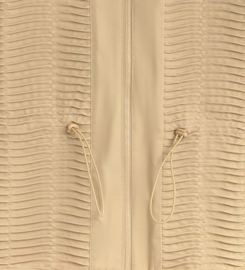 Gilet court bi-matière