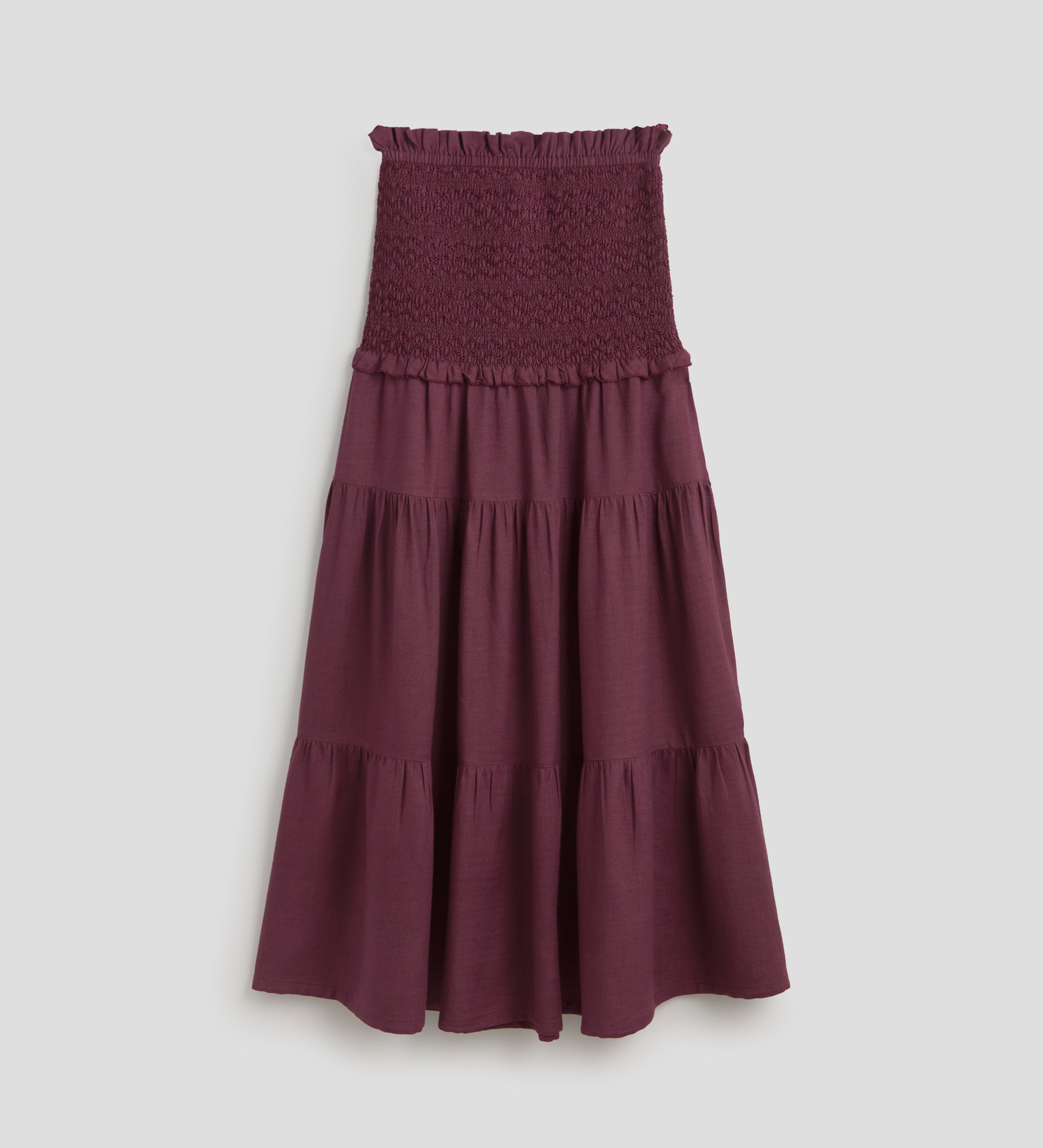 Falda punto smock