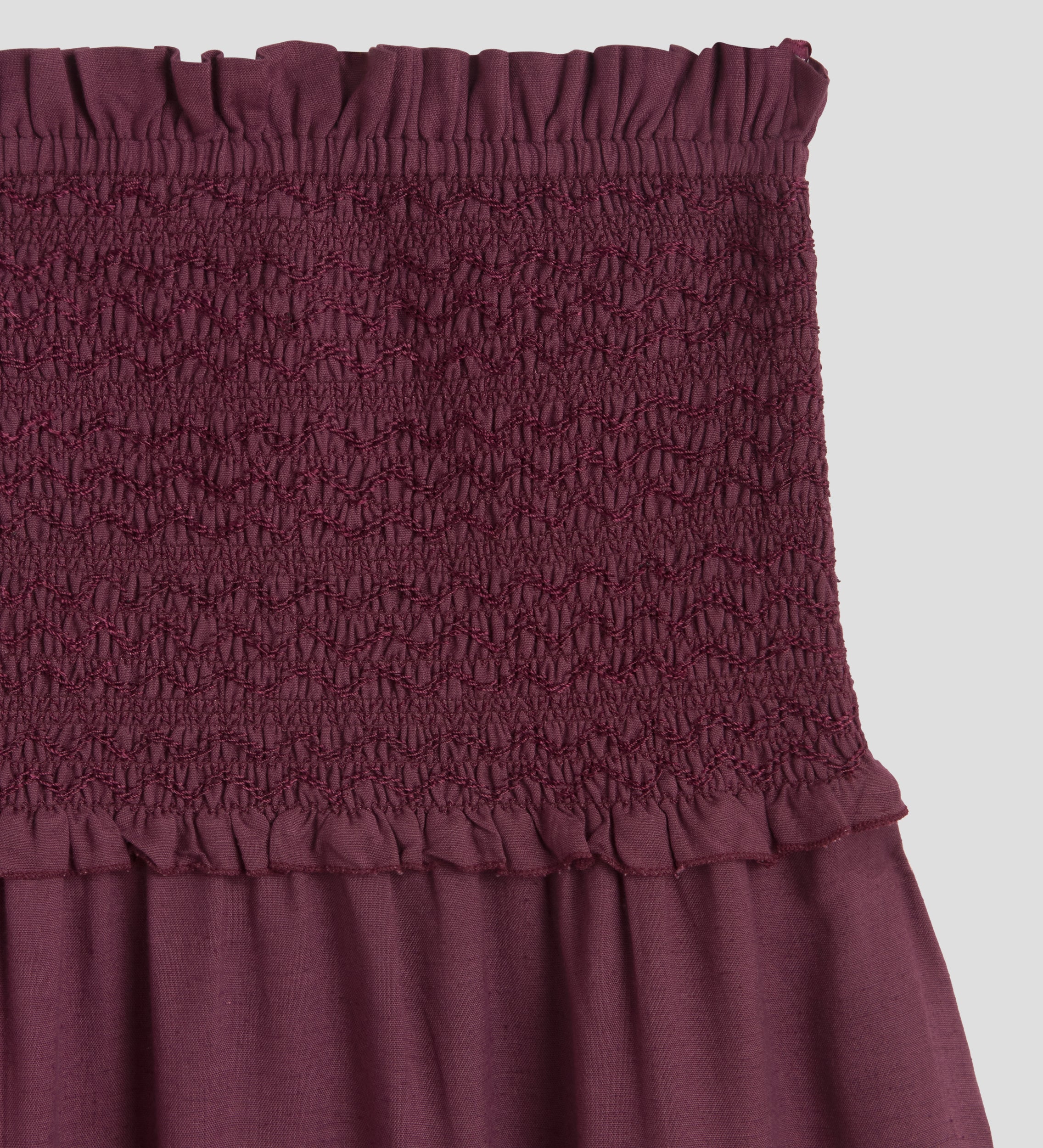 Falda punto smock