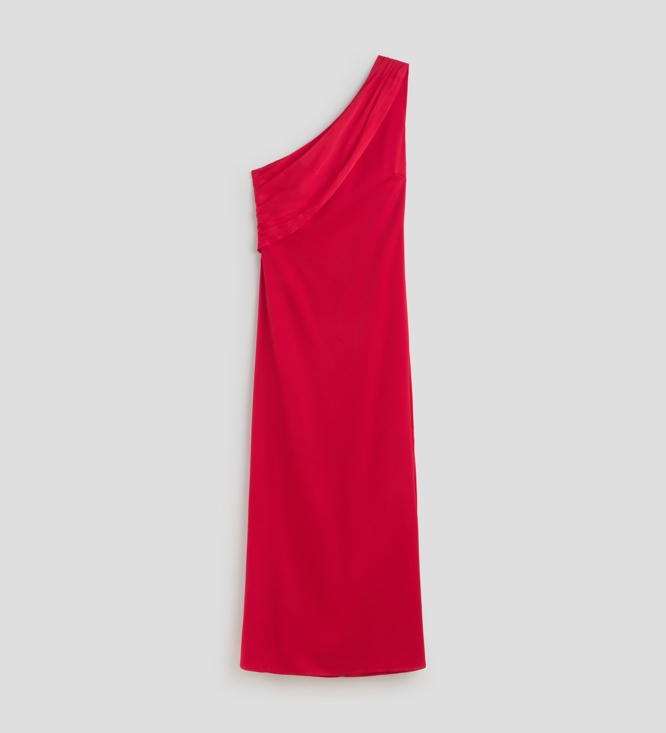 Vestido largo asimétrico