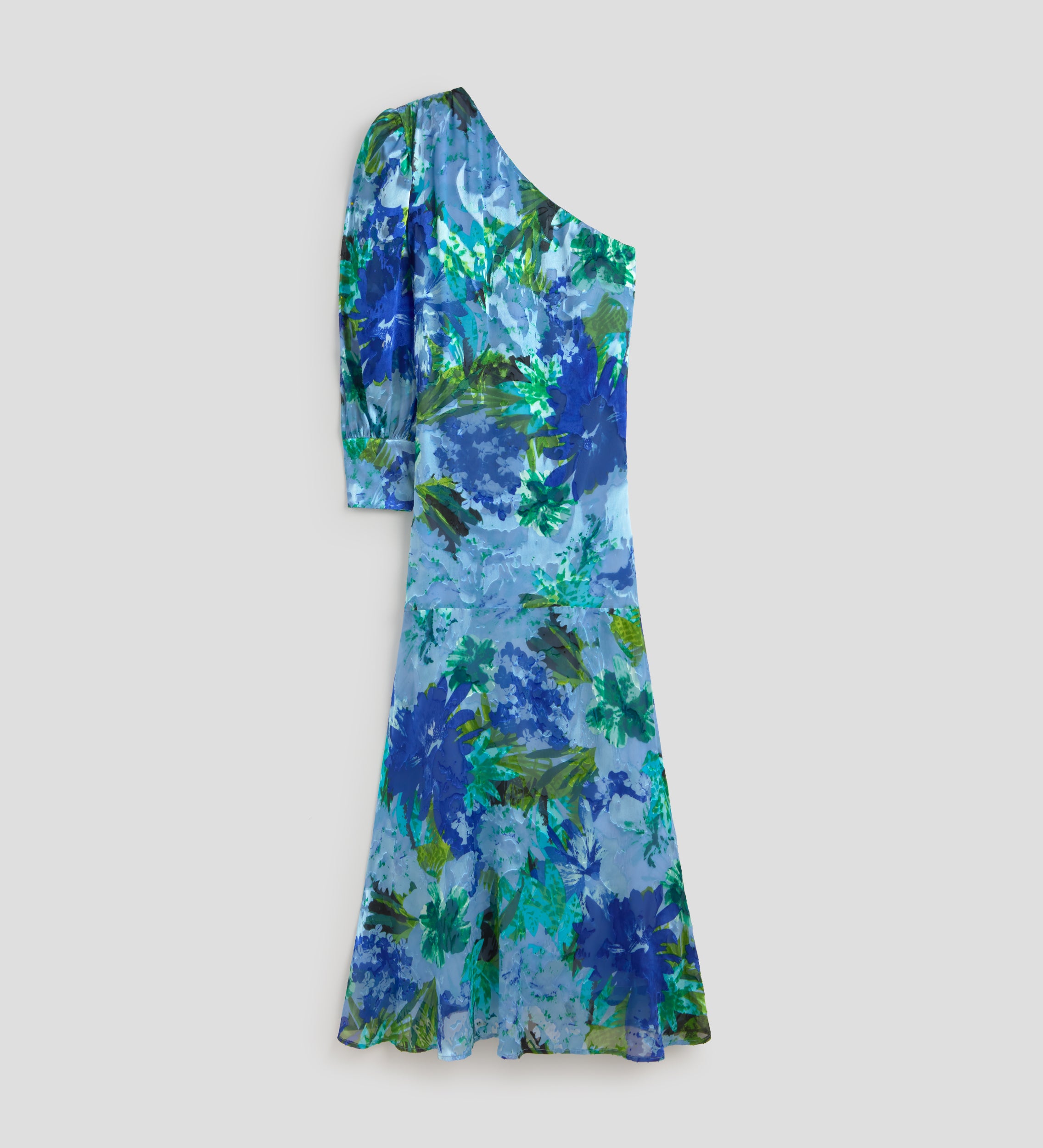 Robe longue asymétrique