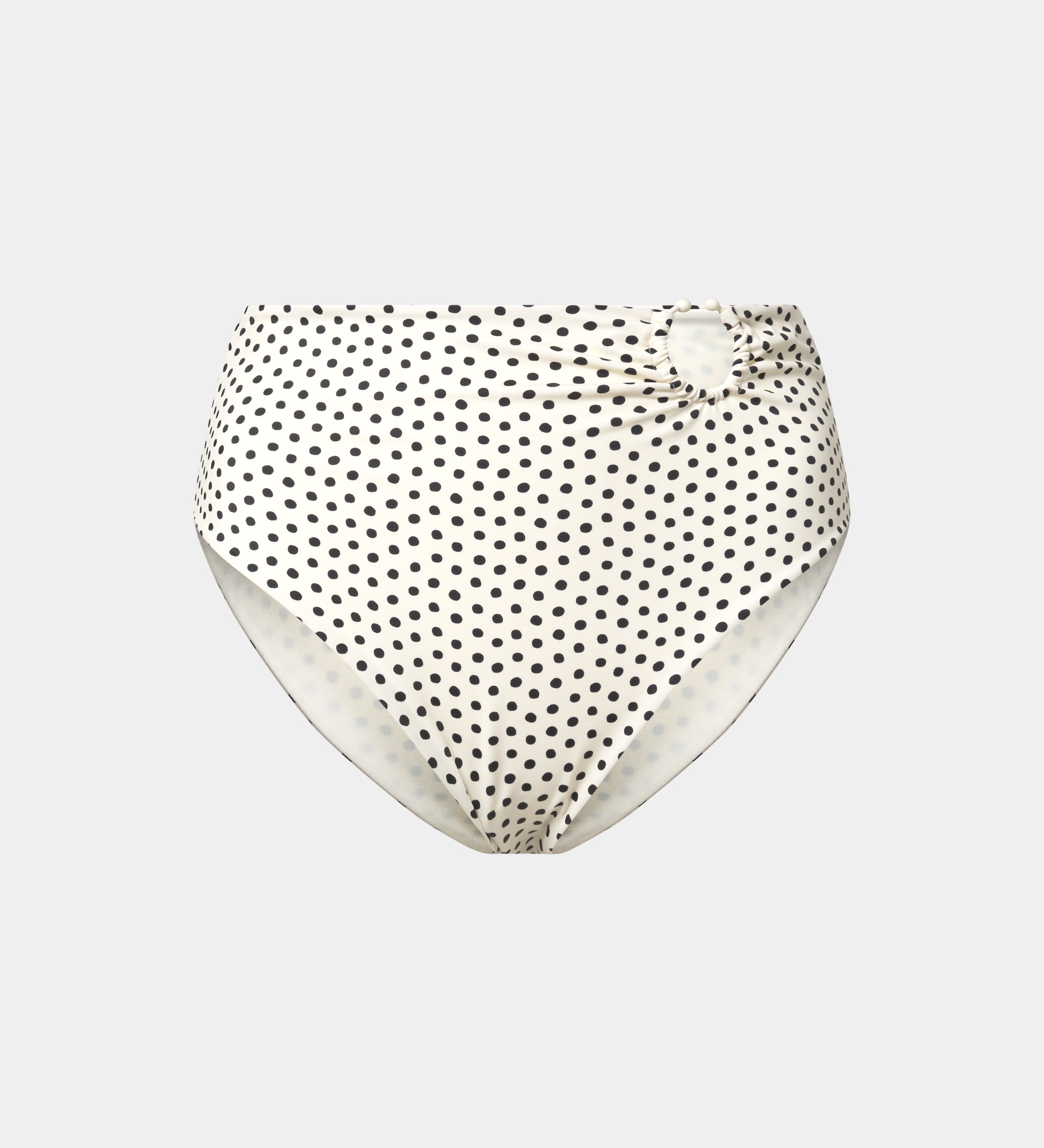 Bas de bikini taille haute imprimé