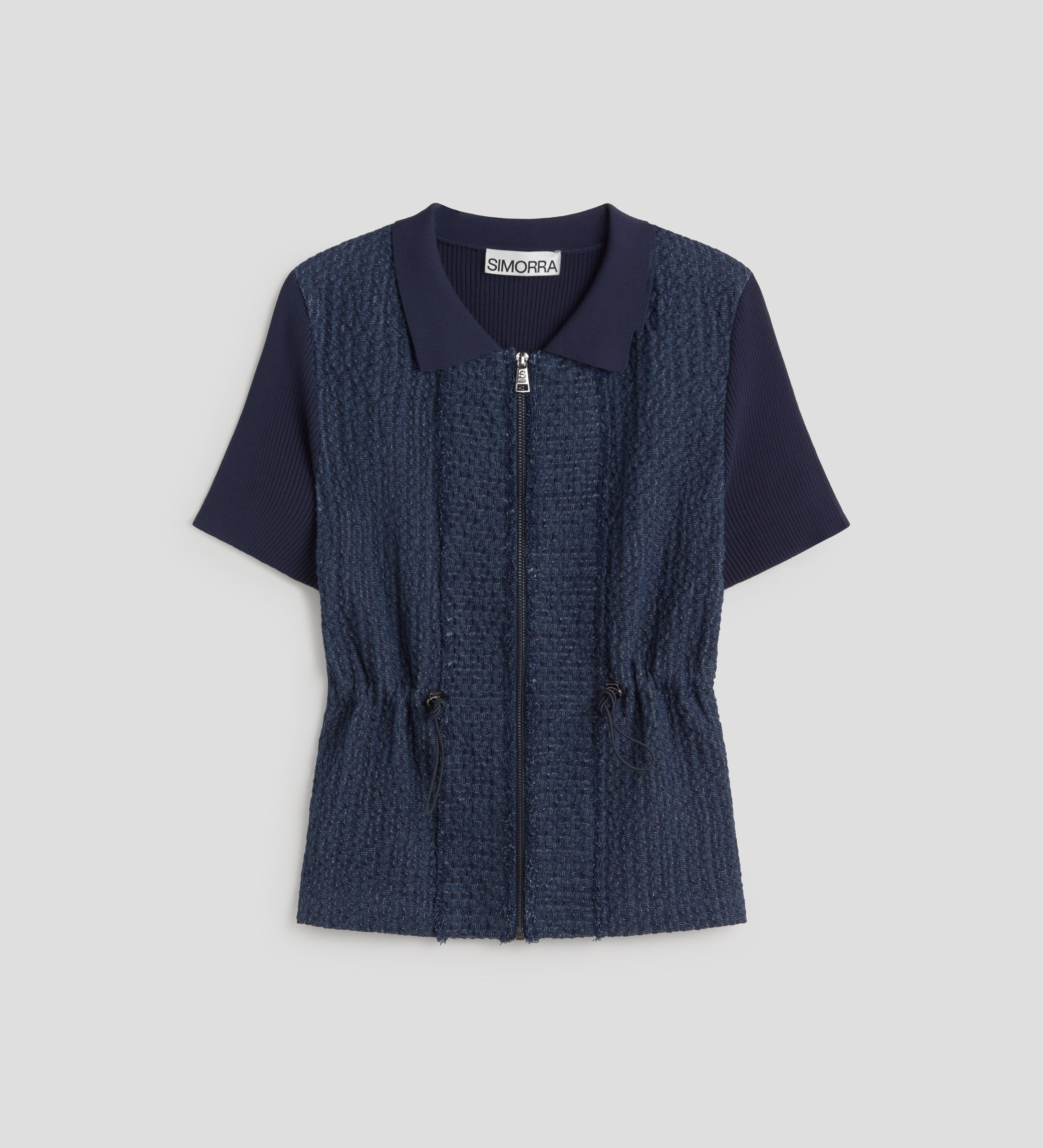 Veste maille texturée