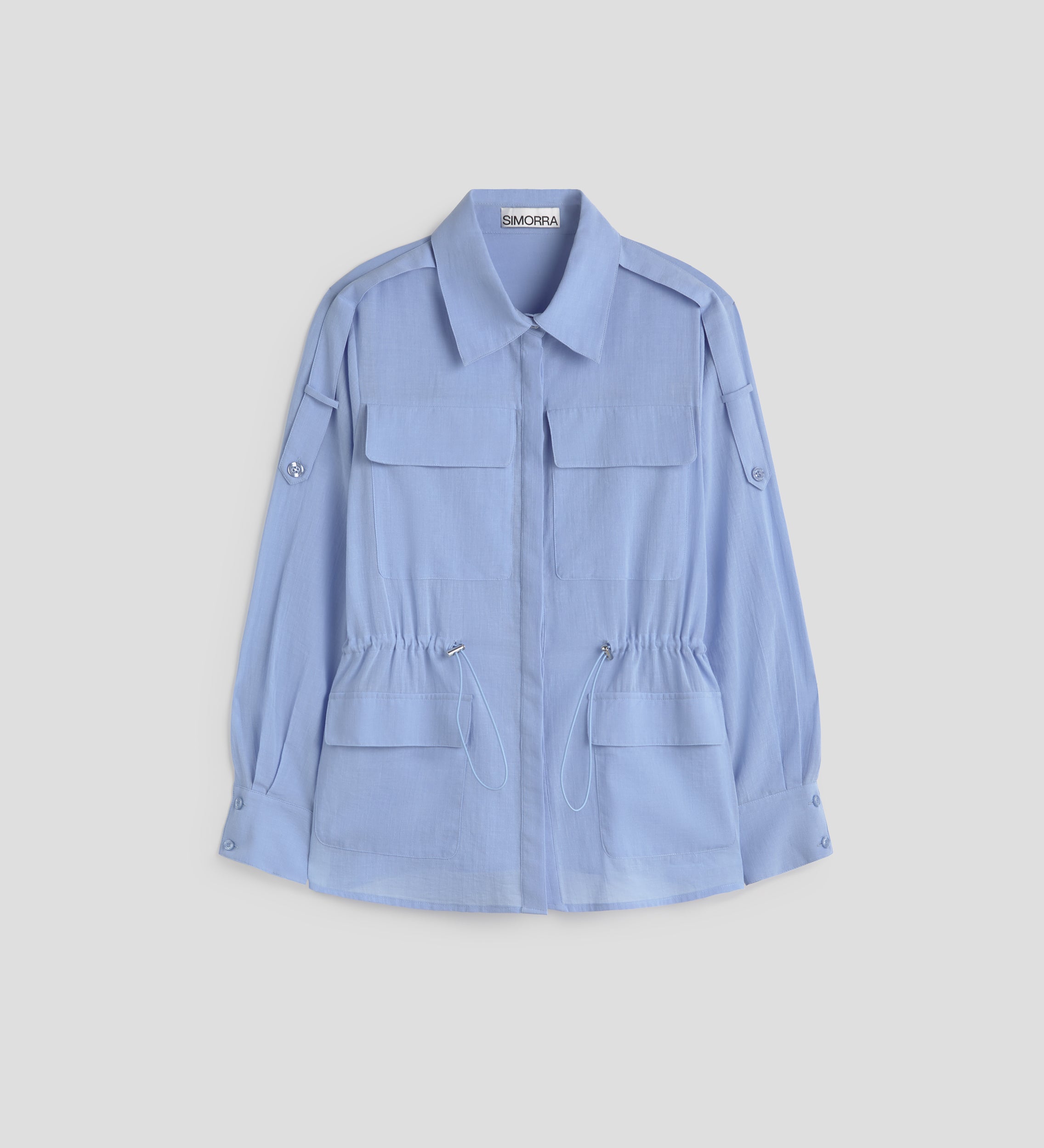 Fitted safari shirt