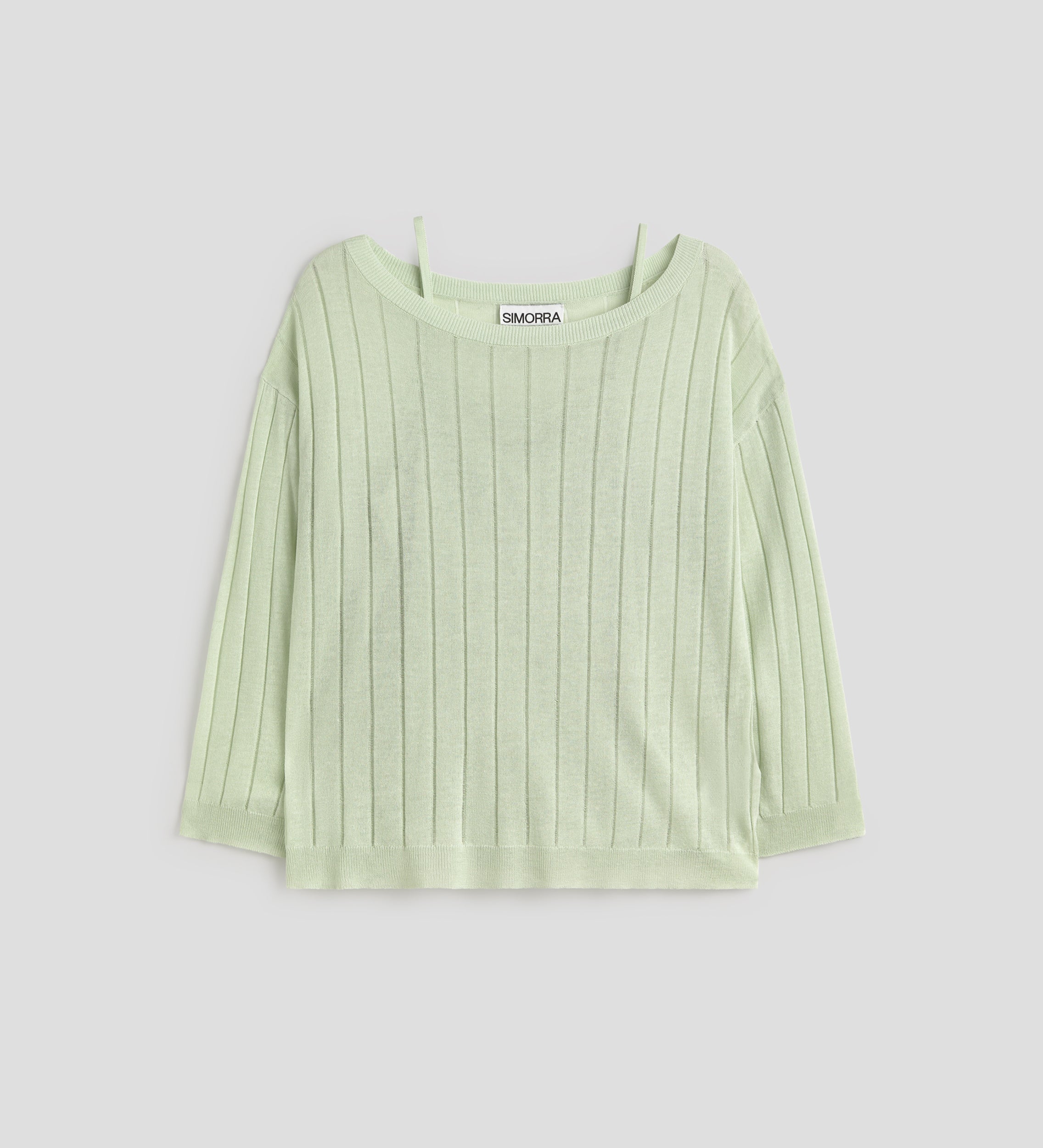 Pull ample maille fine