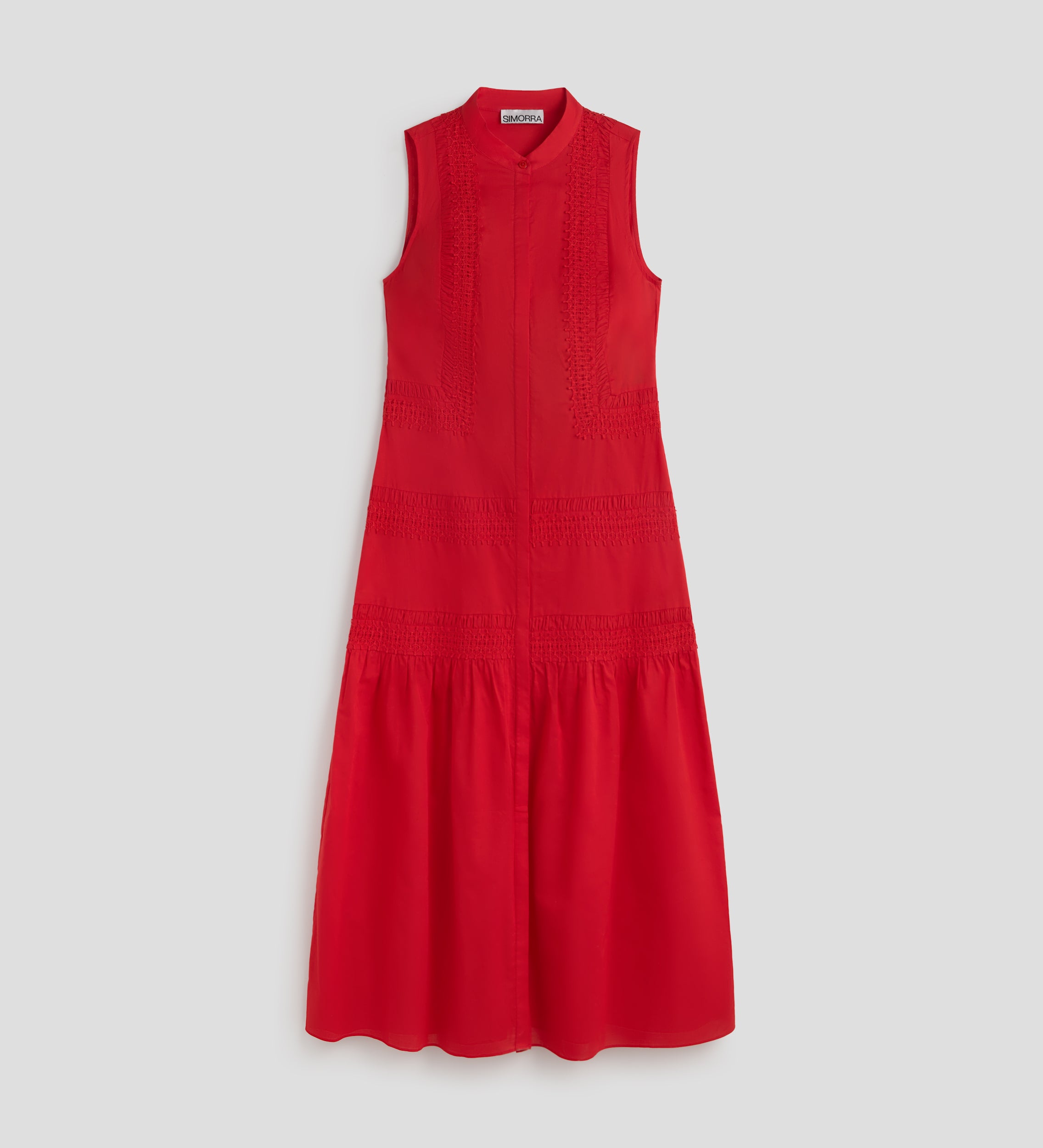 Vestido midi puntillas