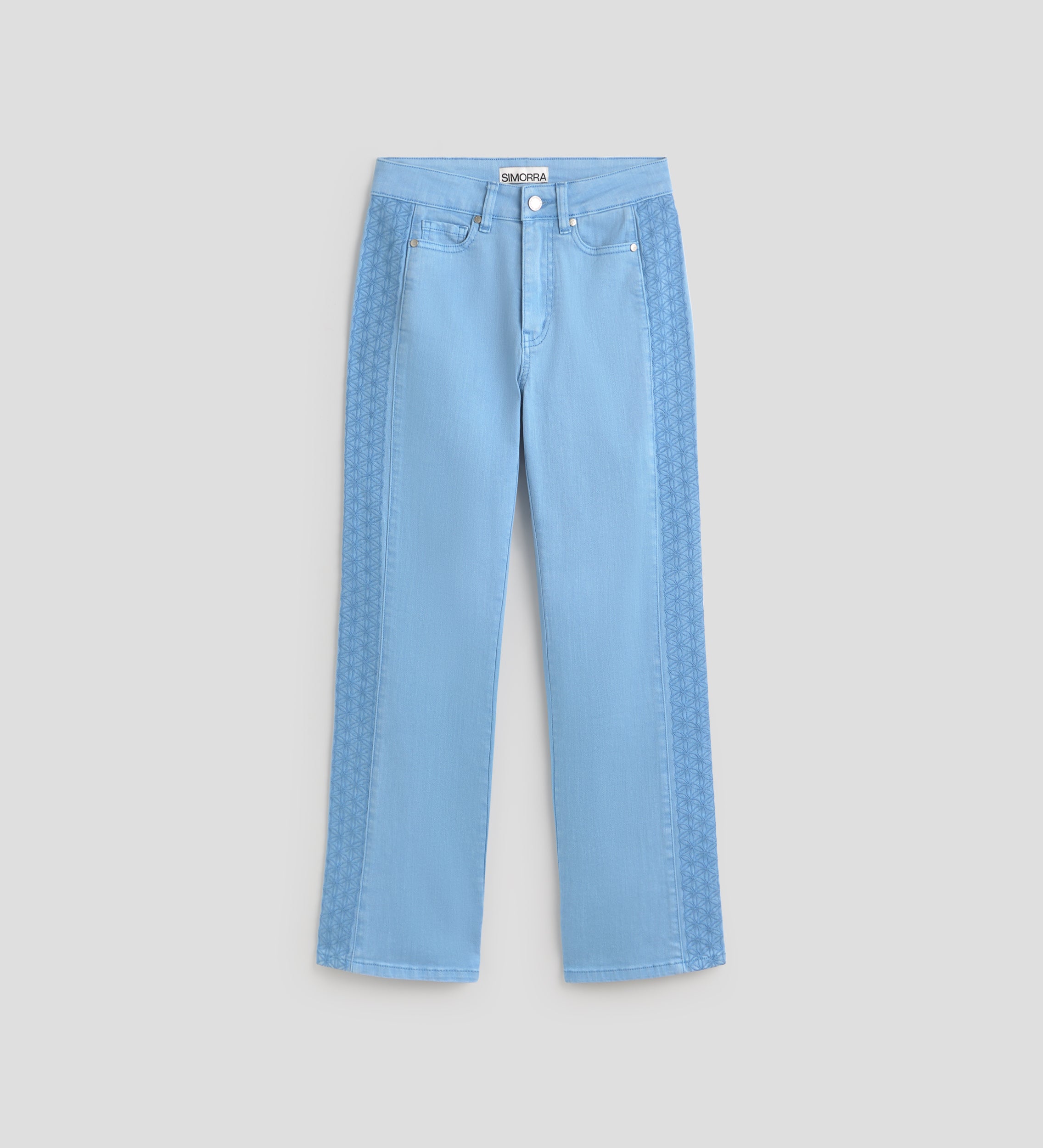 Pantalón vaquero bordado