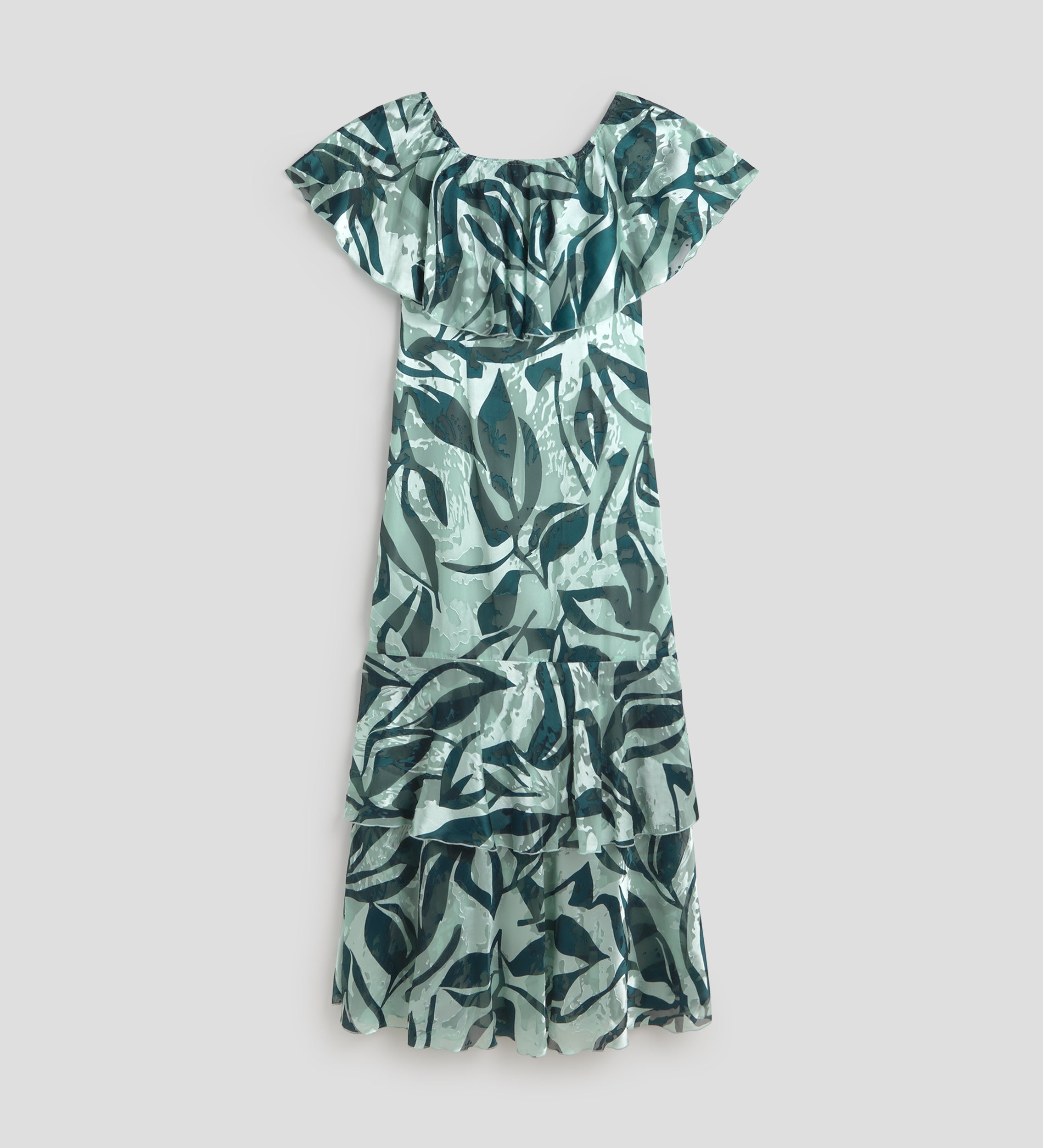 Long printed dress