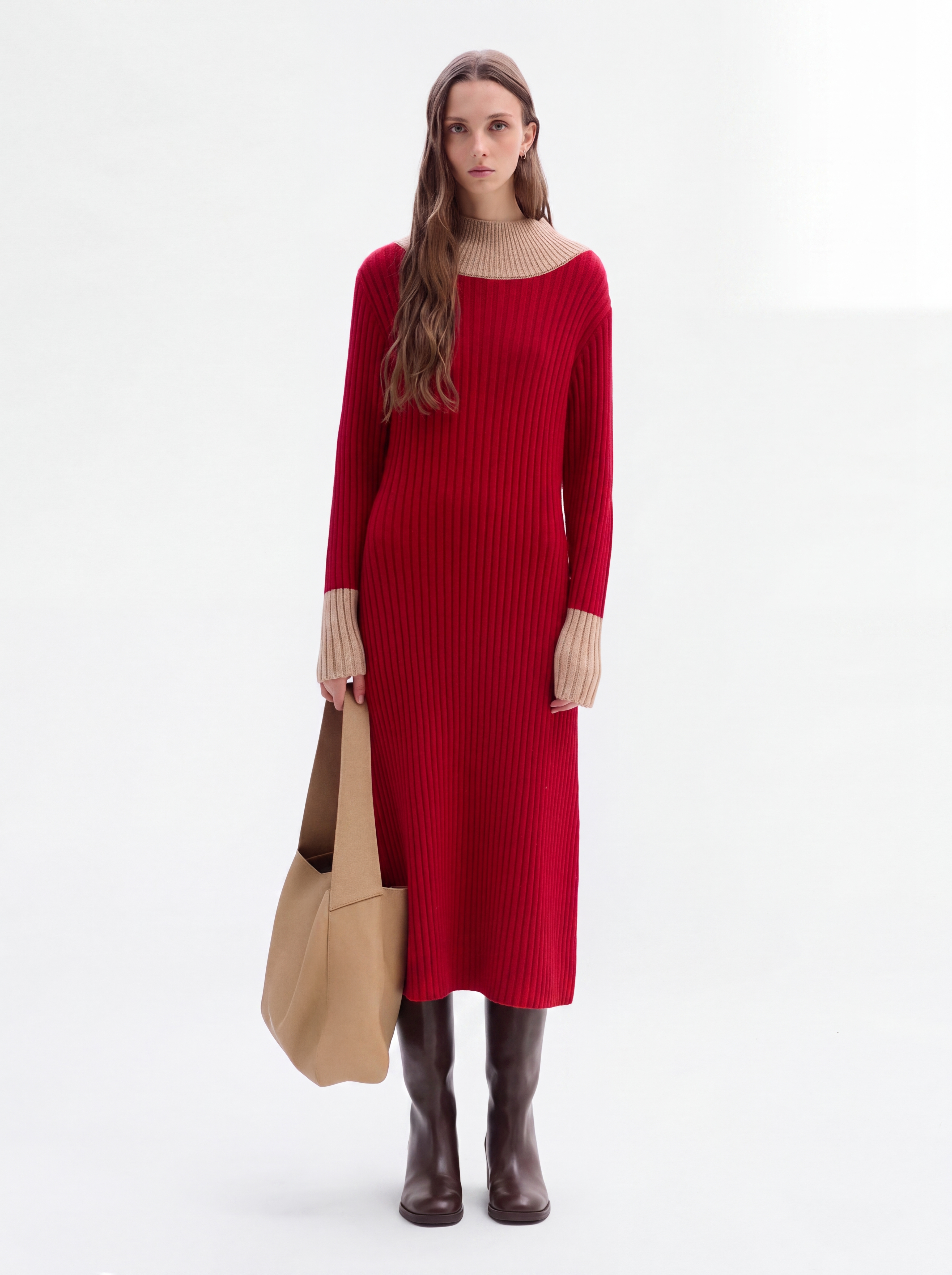 Vestido punto canalé