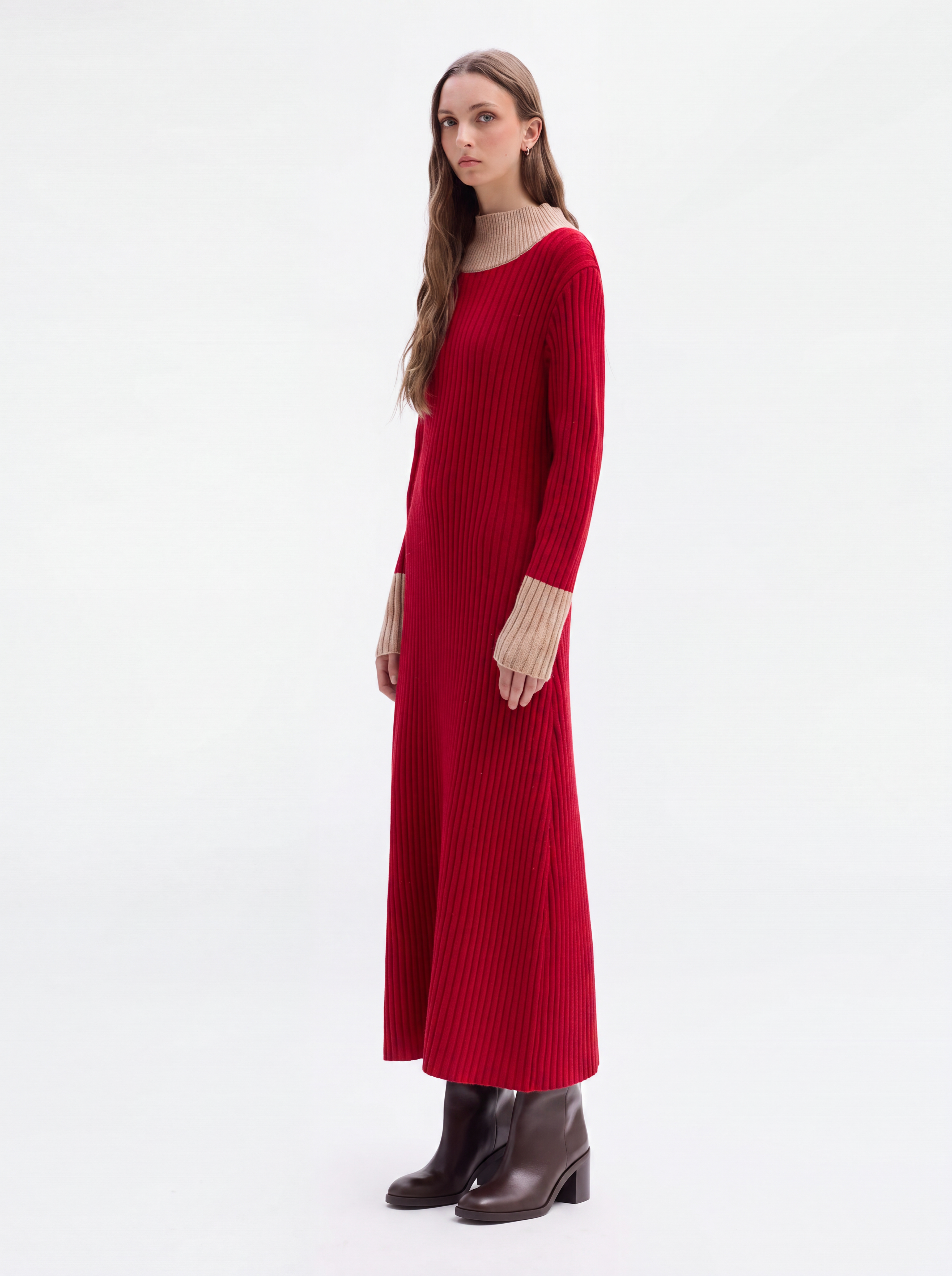 Vestido punto canalé