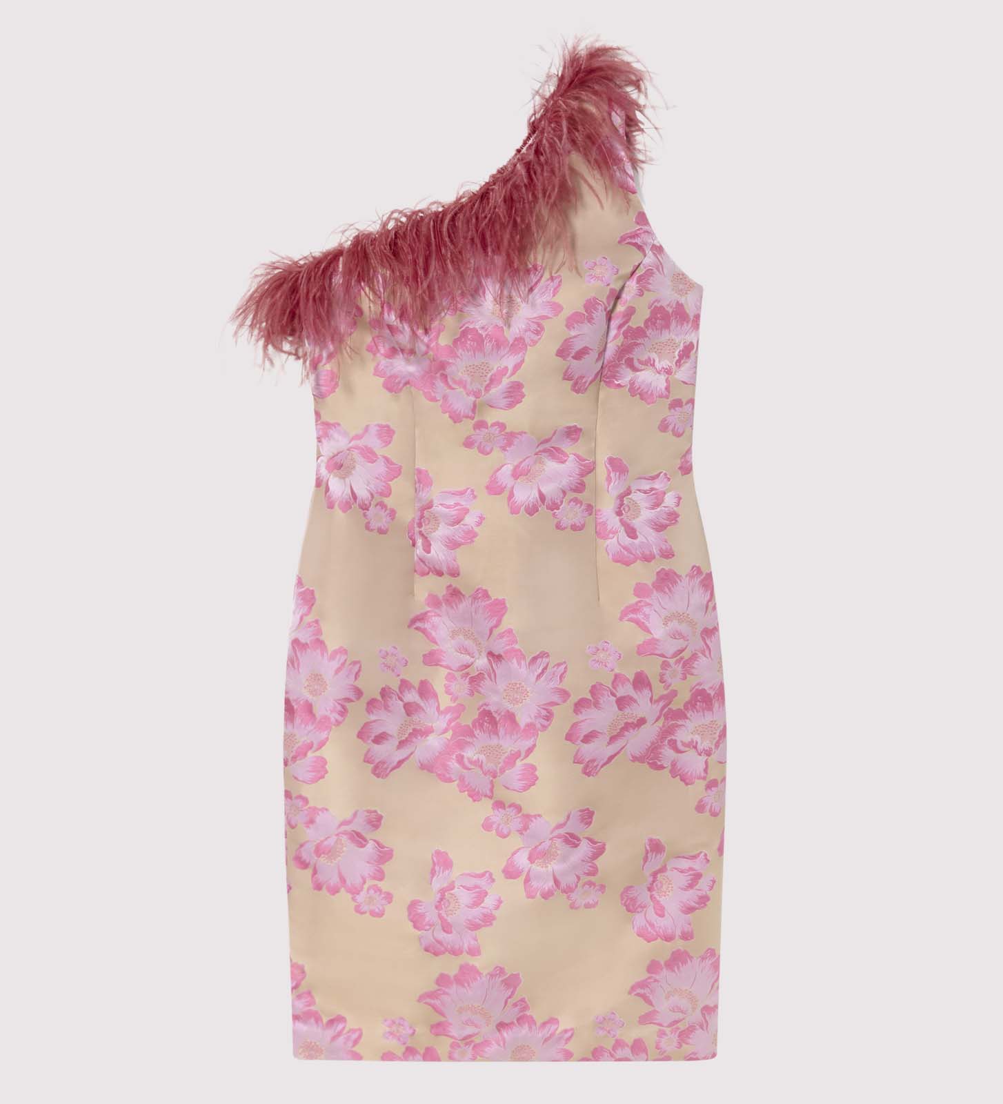 Vestido tubo asimétrico