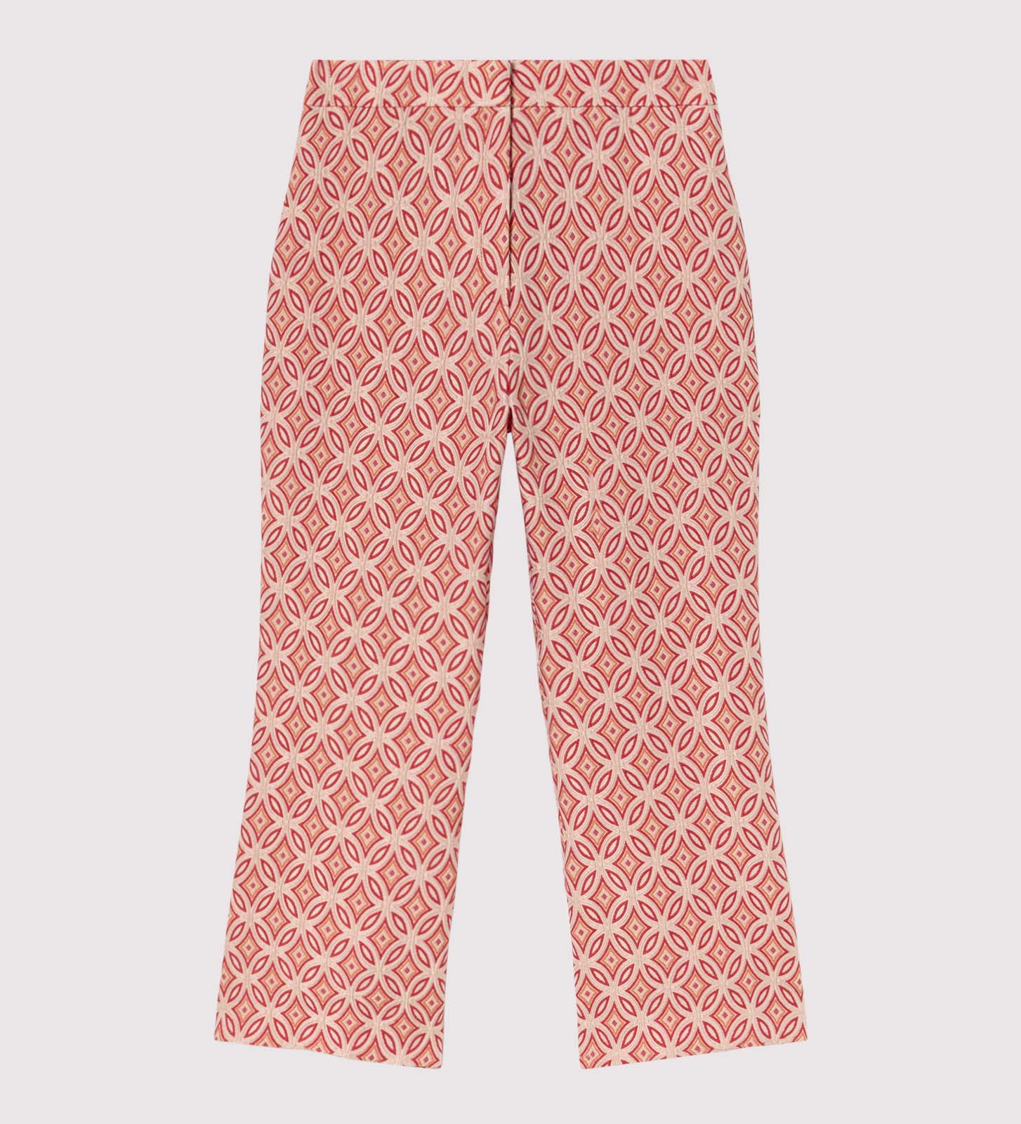Pantalón cropped acampanado