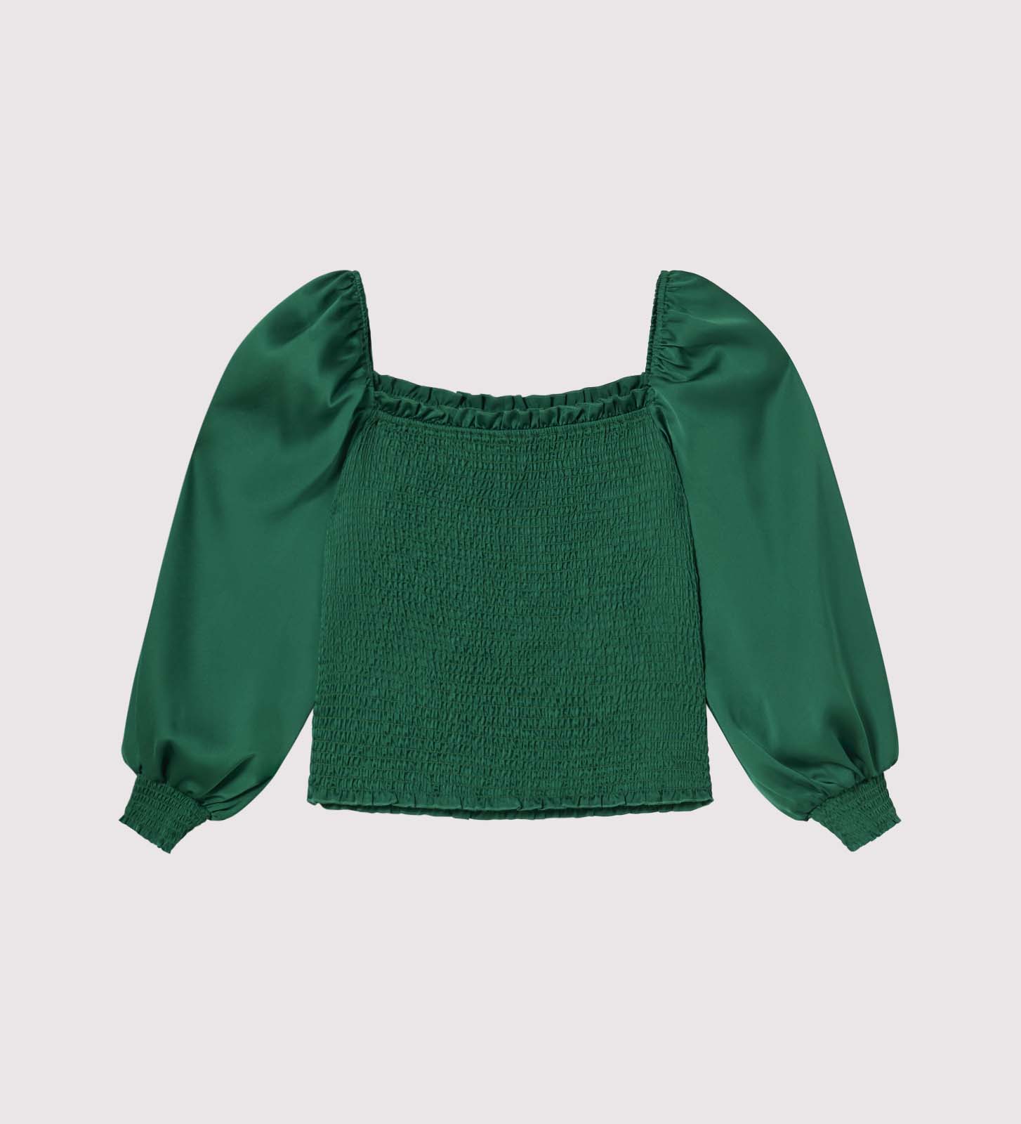 satin sleeve top