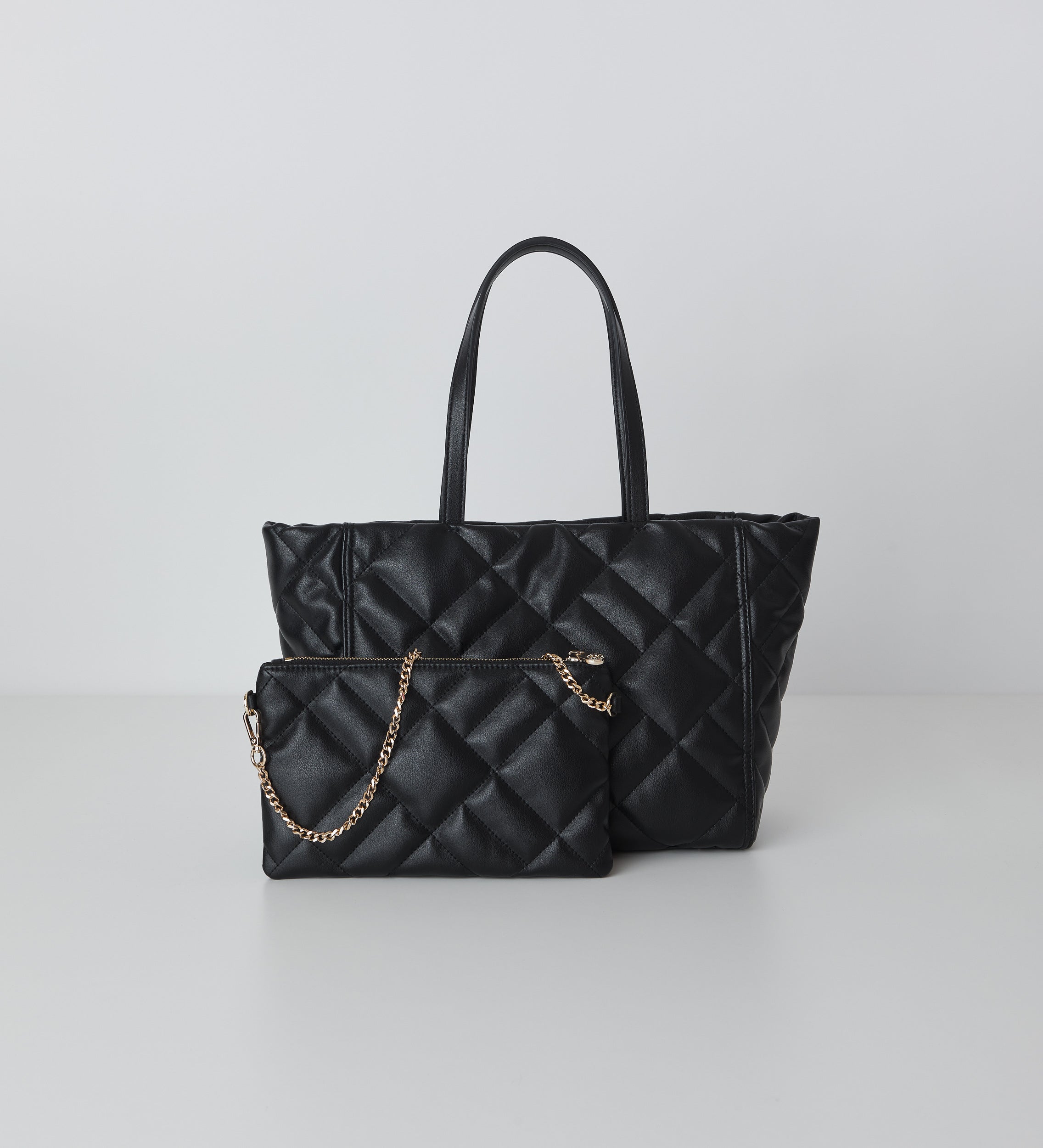 Sac en cuir matelassé