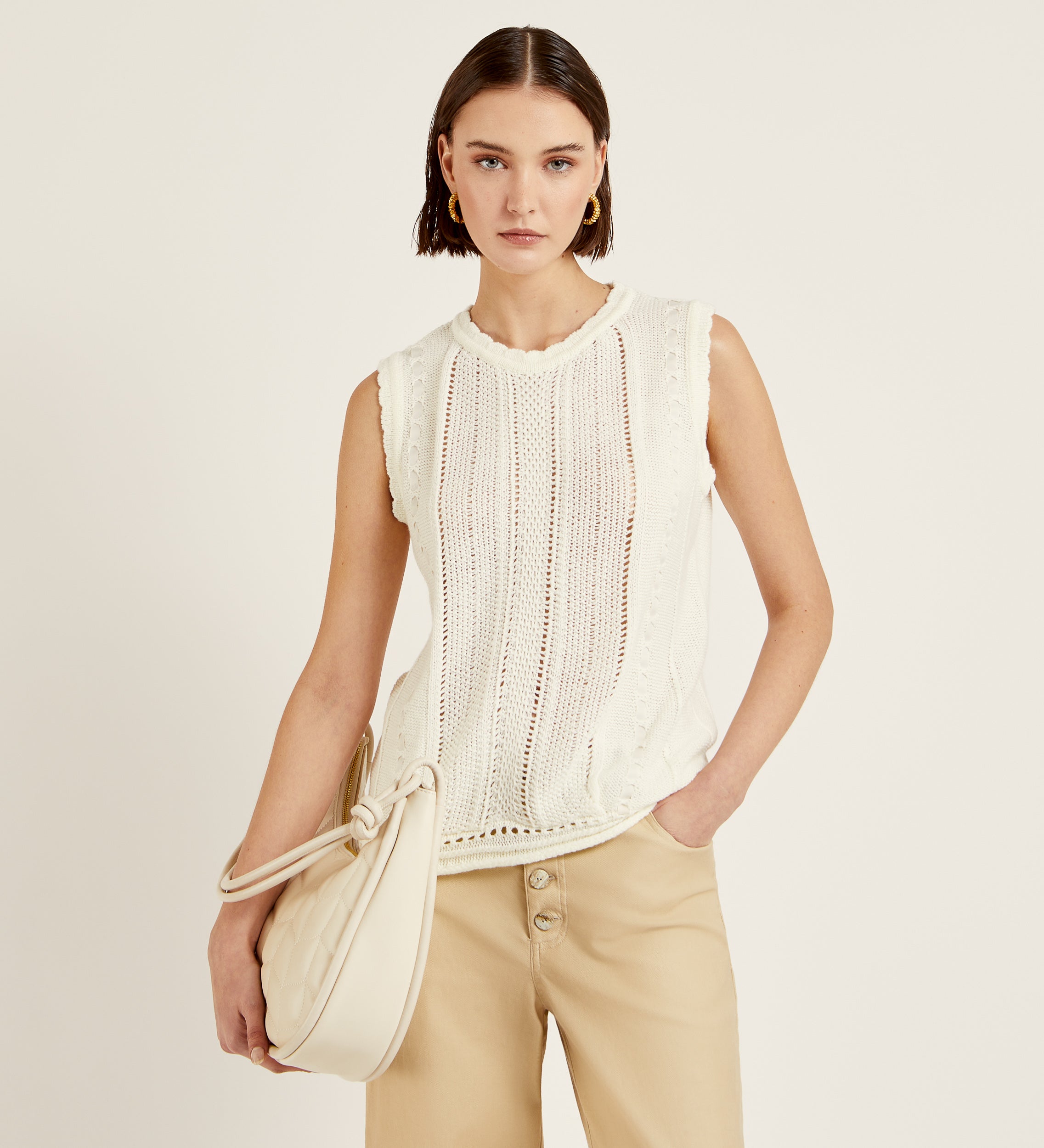 Fantasy knitted top