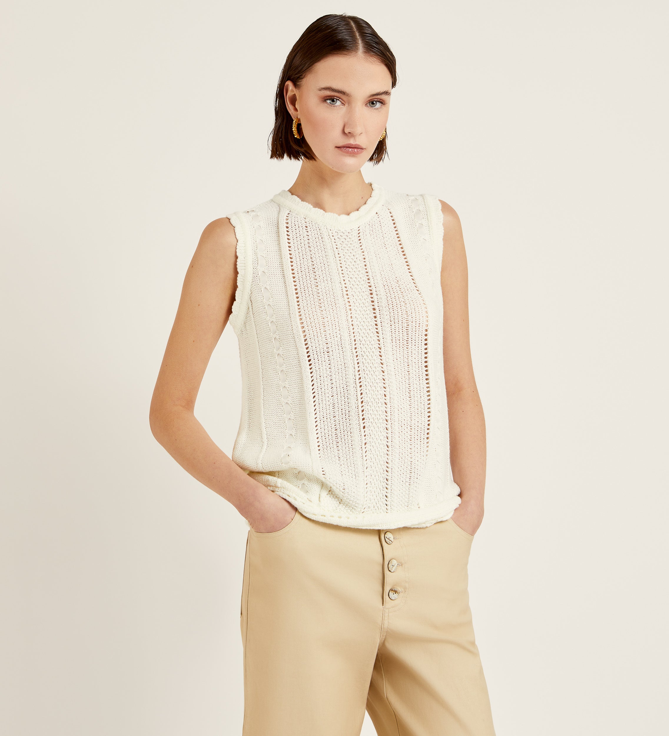 Fantasy knitted top