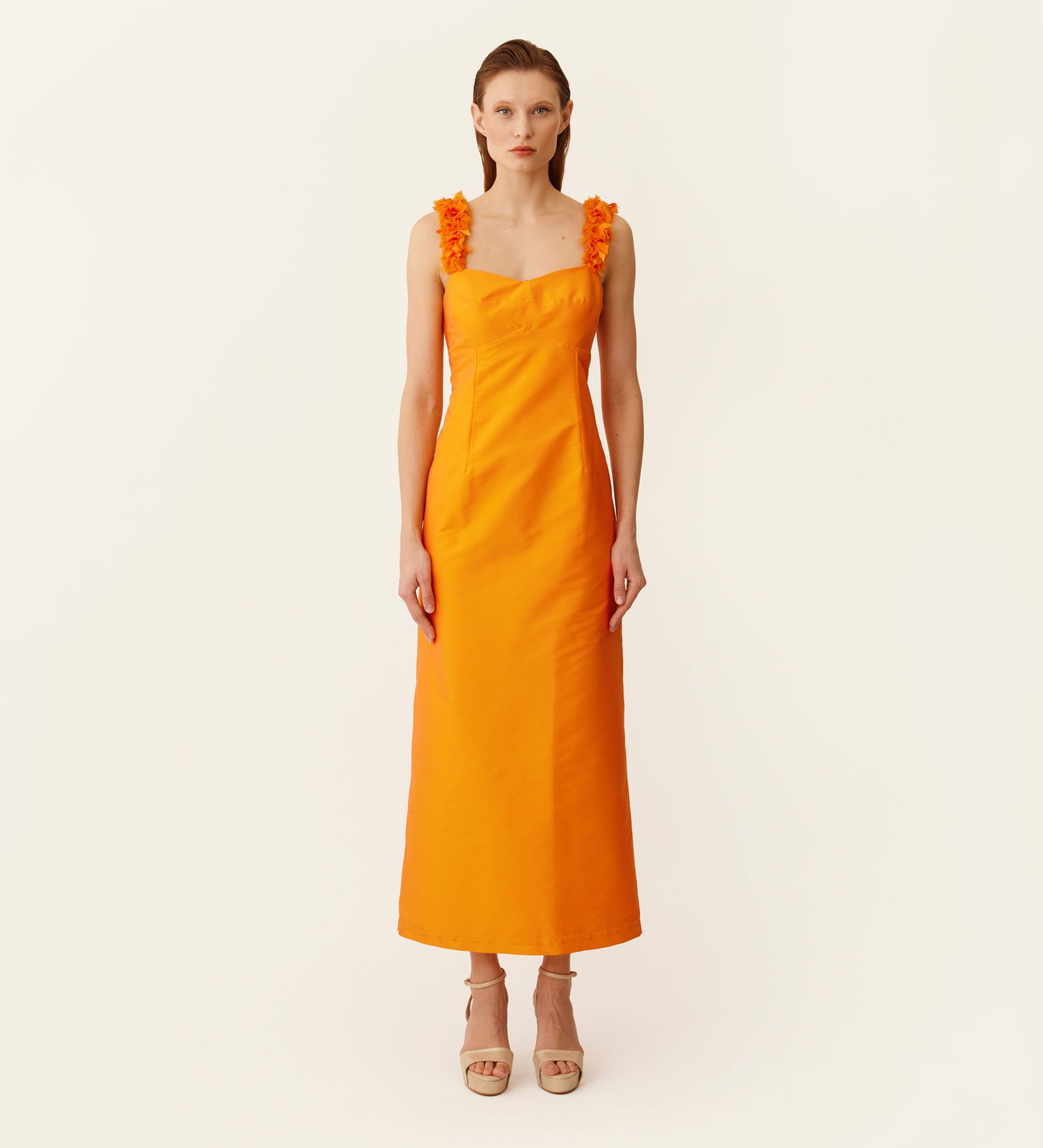 Vestido largo de tirantes