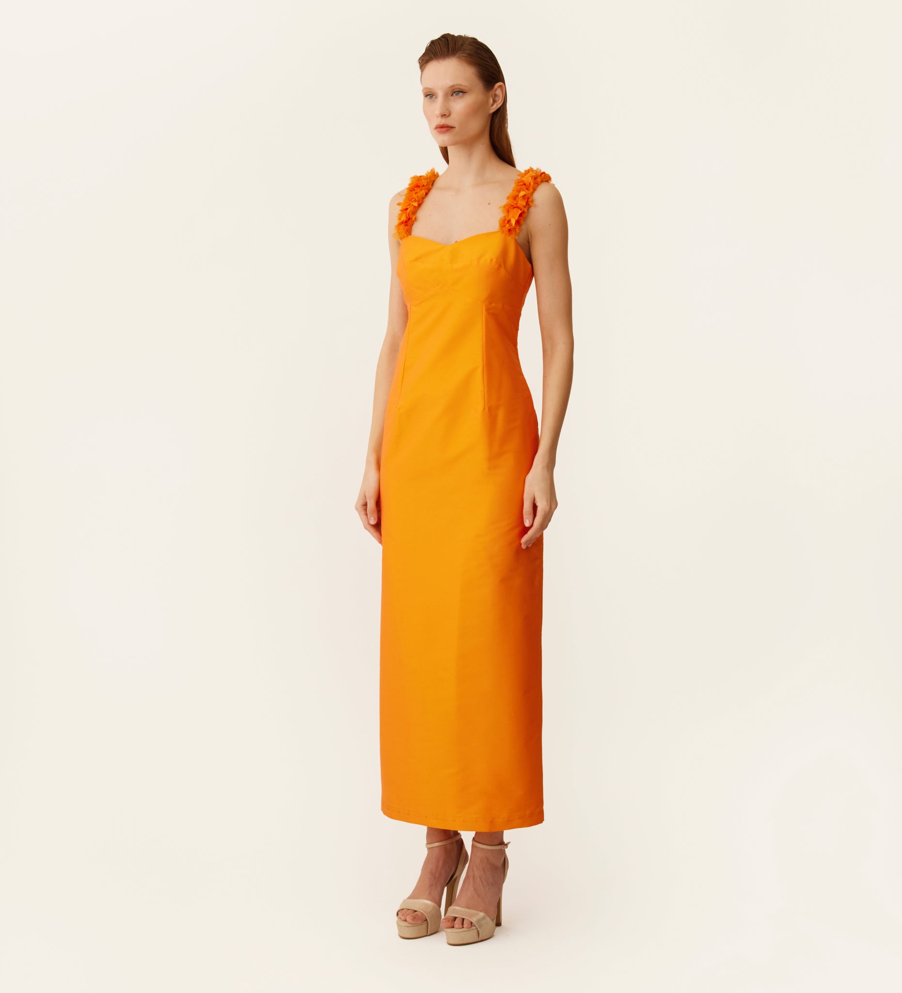 Vestido largo de tirantes